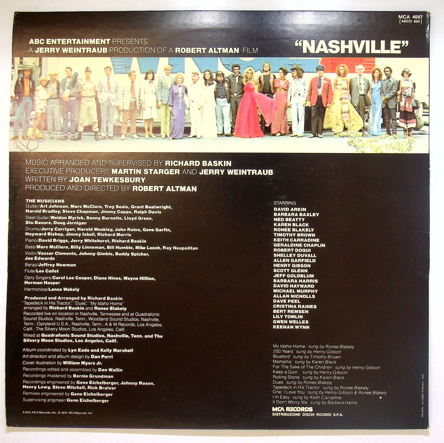 EBOND Various - Nashville - Original Motion Picture Soundtrack Vinile V112022