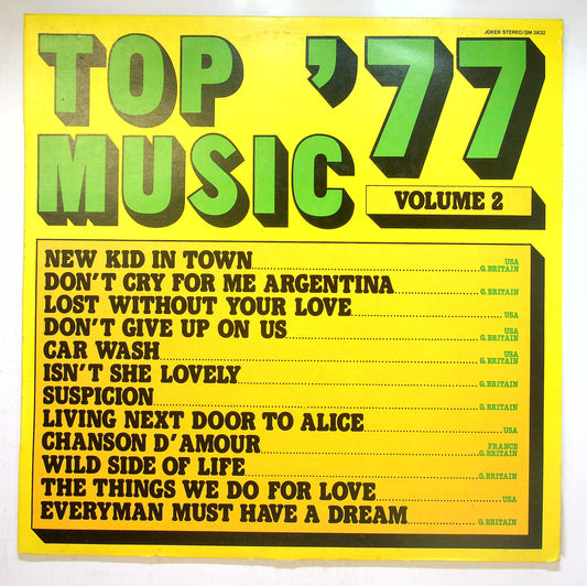 EBOND Various - Top Music '77 - Volume 2 Vinile V112033