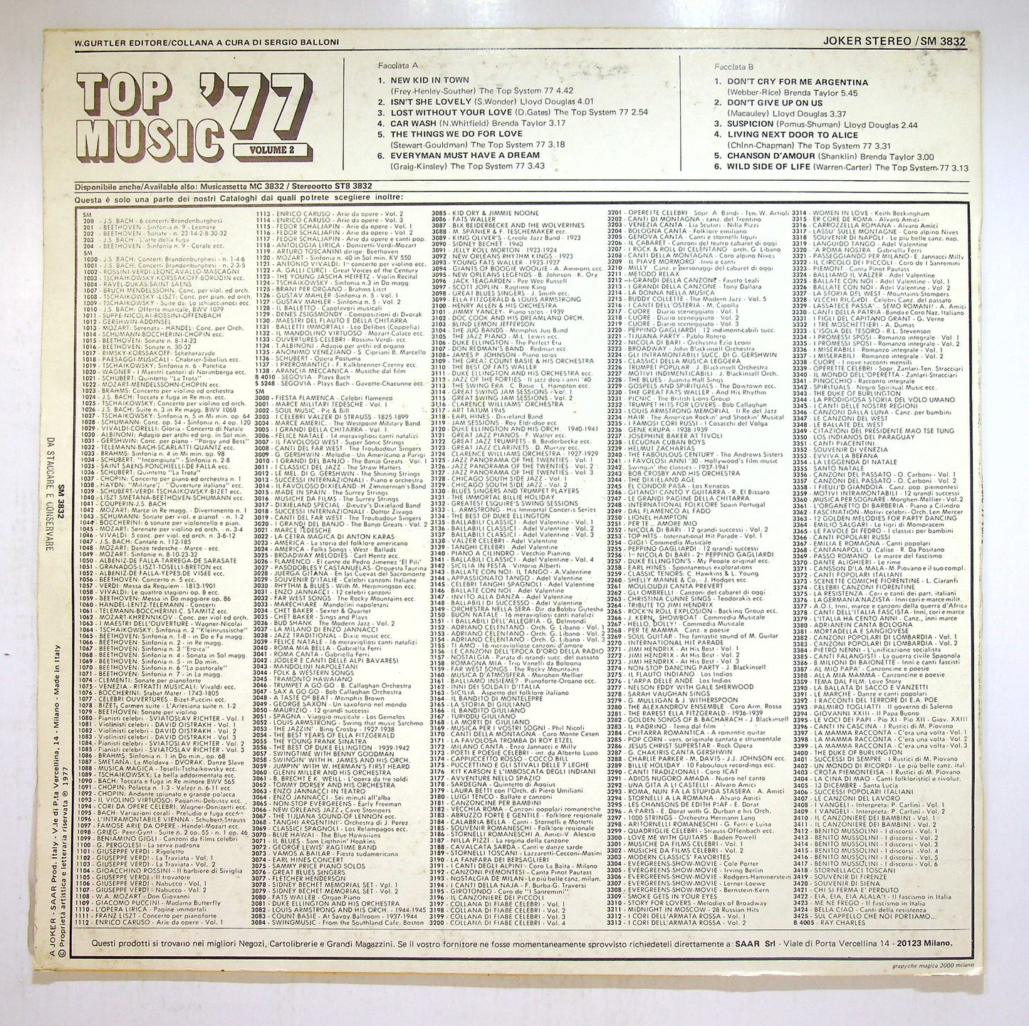 EBOND Various - Top Music '77 - Volume 2 Vinile V112033