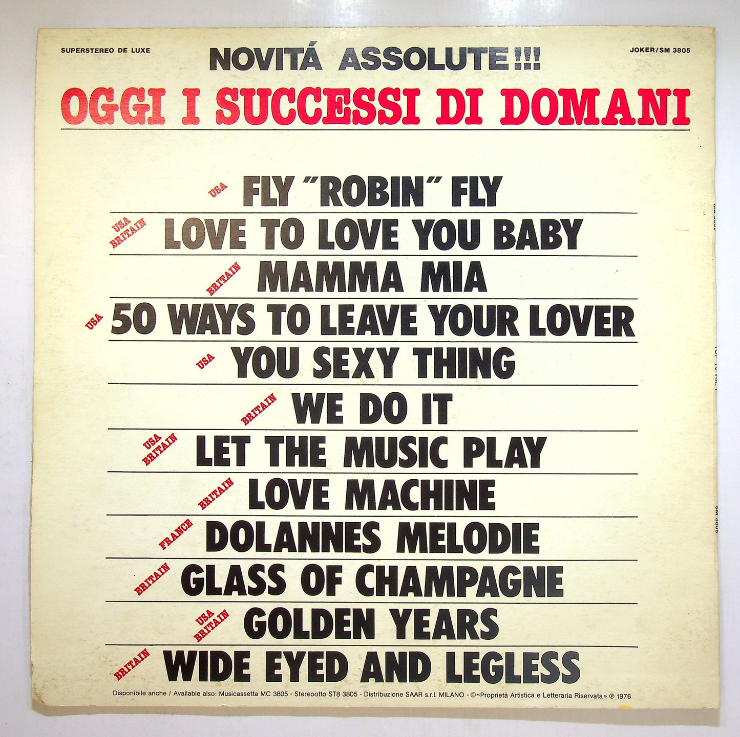 EBOND Various - Top '76 - Volume 1 Vinile V112034
