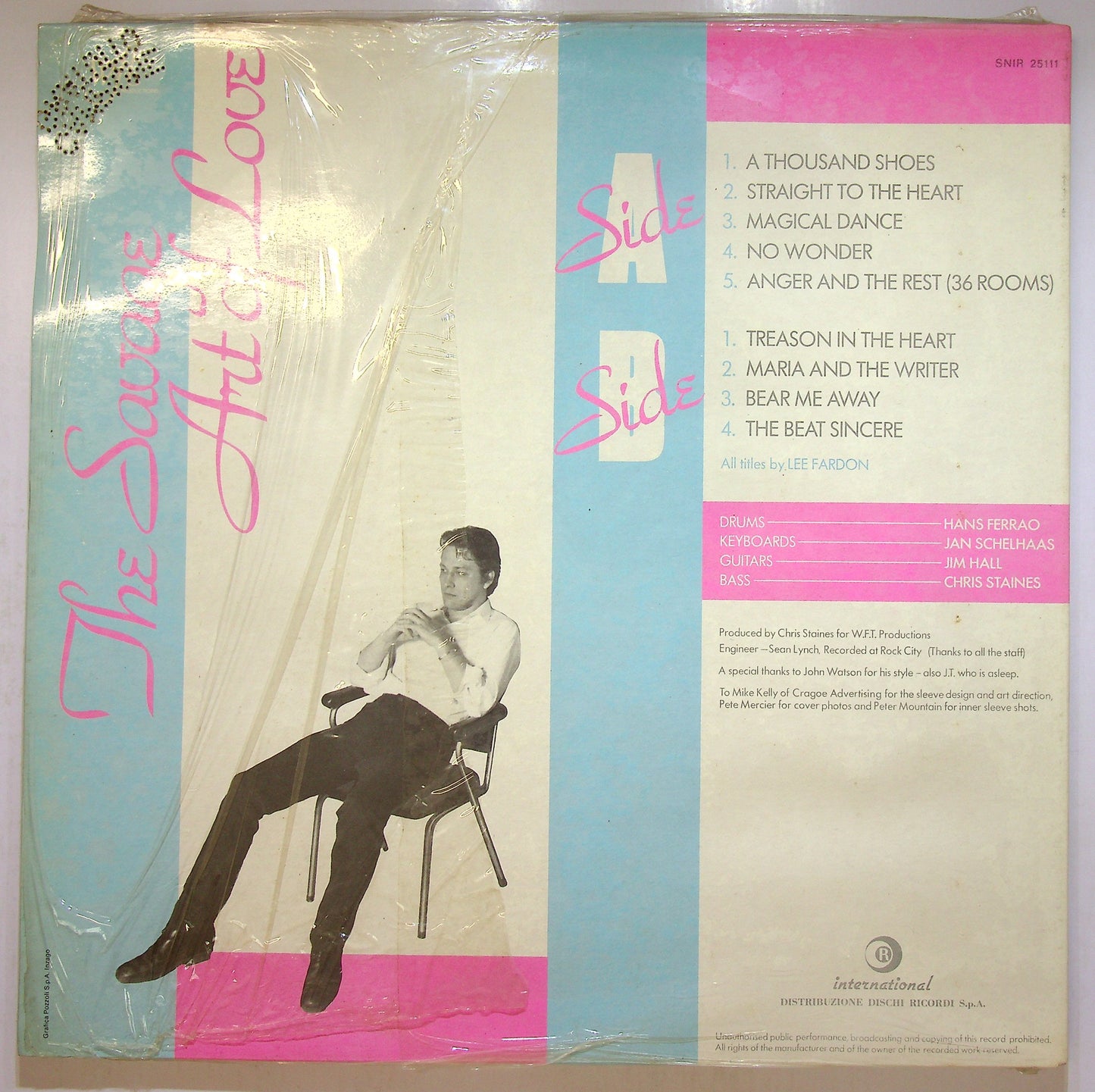 EBOND Lee Fardon - The Savage Art Of Love Vinile V112050