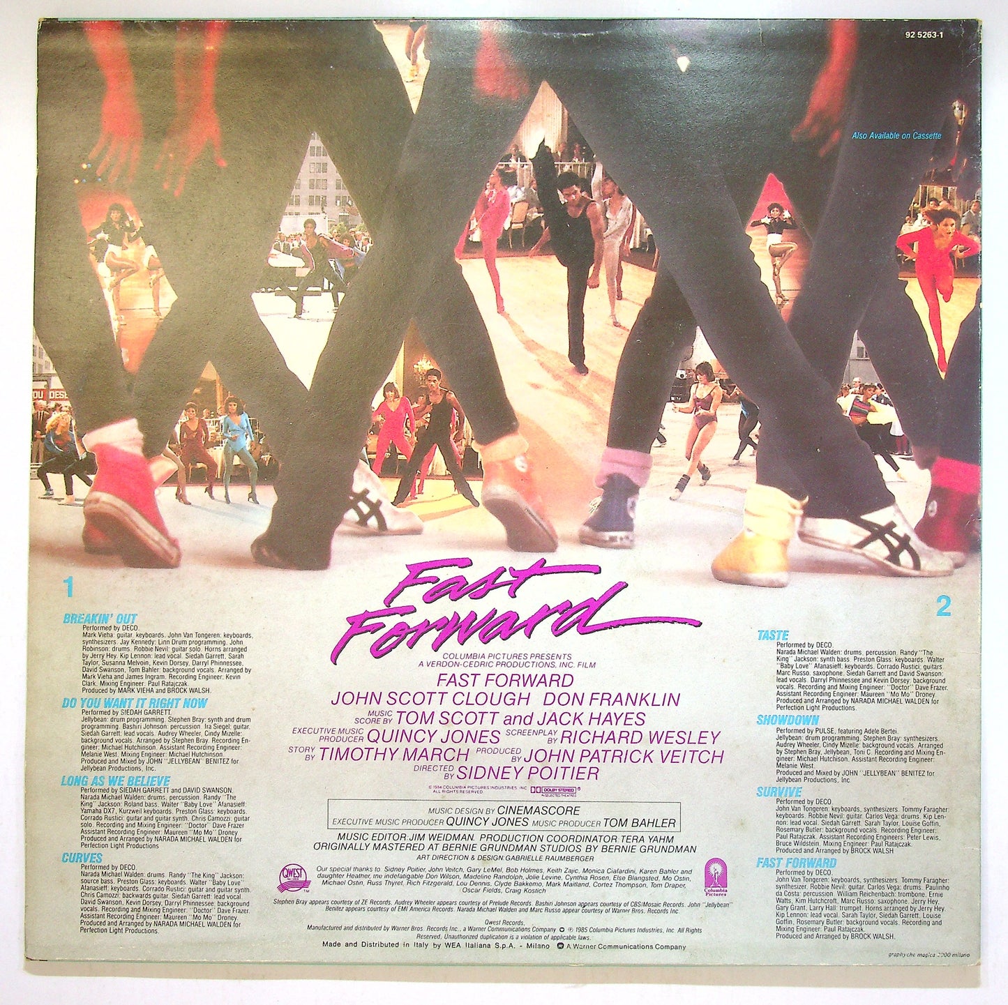 EBOND Various - Fast Forward (Original Motion Picture Soundtrack) Vinile V112052