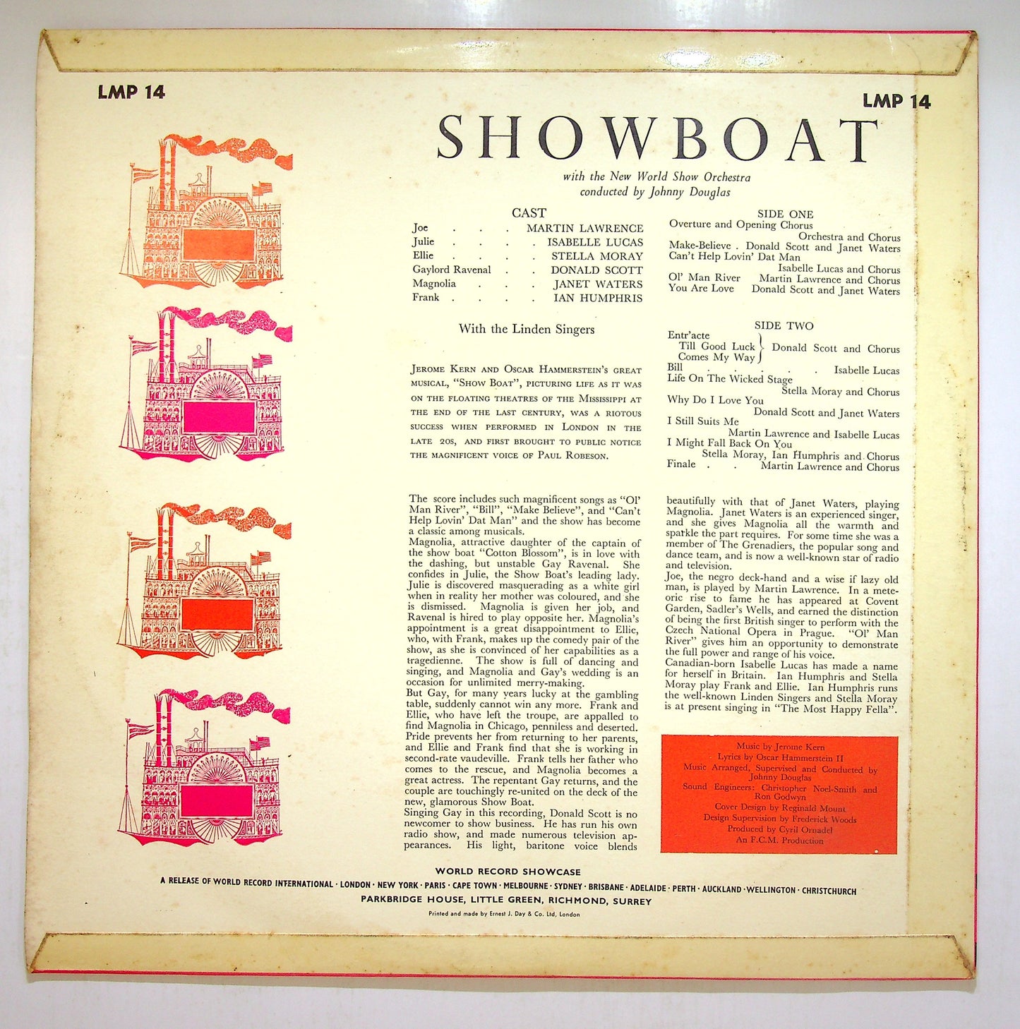 EBOND The New World Show Orchestra - Showboat Vinile V112058