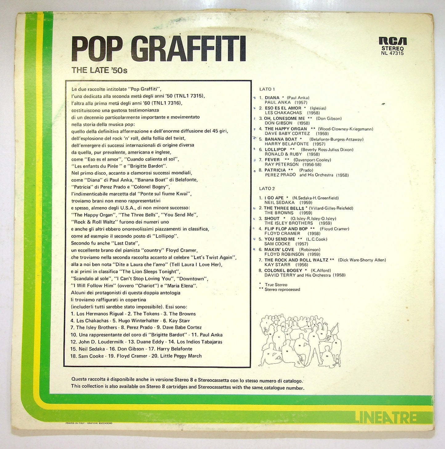 EBOND Various - Pop Graffiti - The Late '50s Vinile V112097