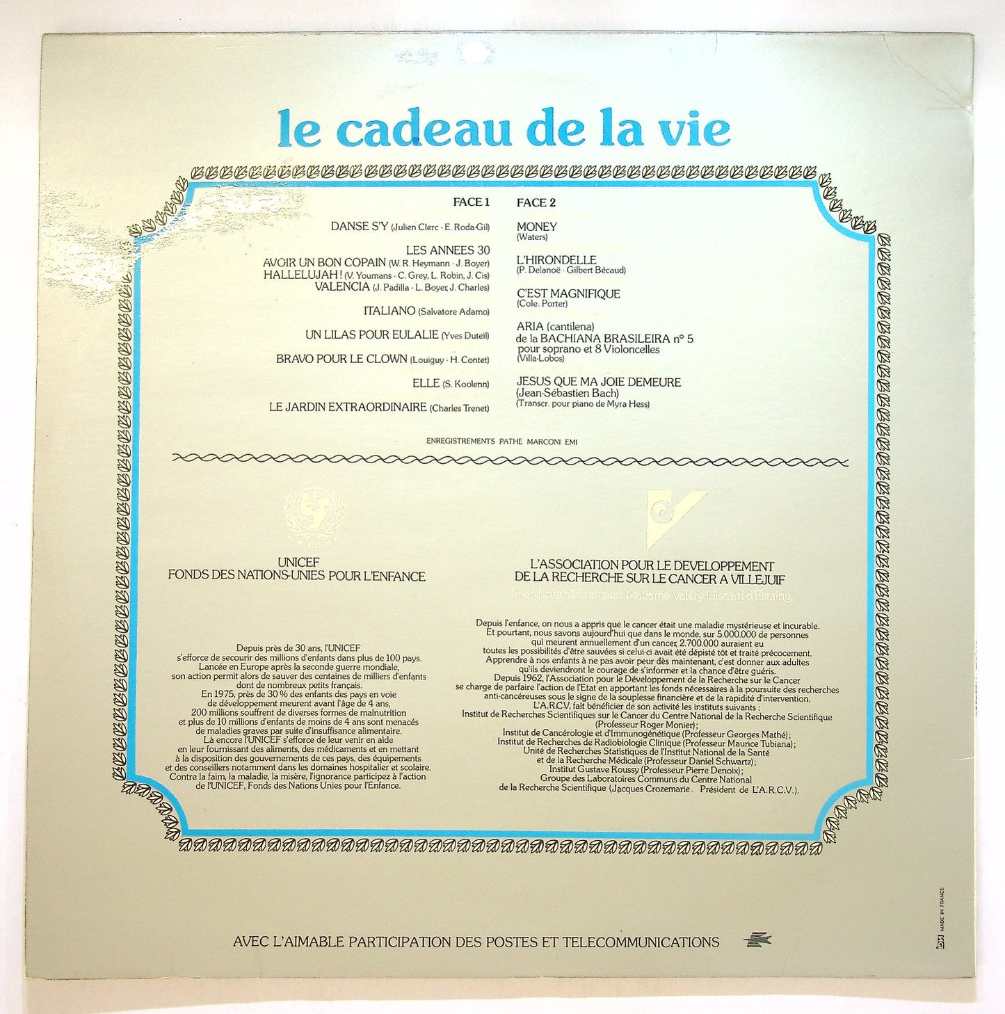 EBOND Various - Le Cadeau De La Vie Vinile V112103