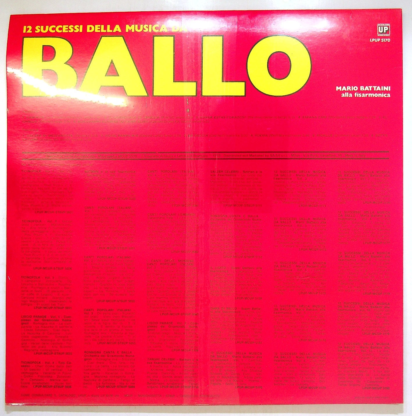 EBOND Mario Battaini - 12 Successi Della Musica Da Ballo Vol 1 Vinile V113034