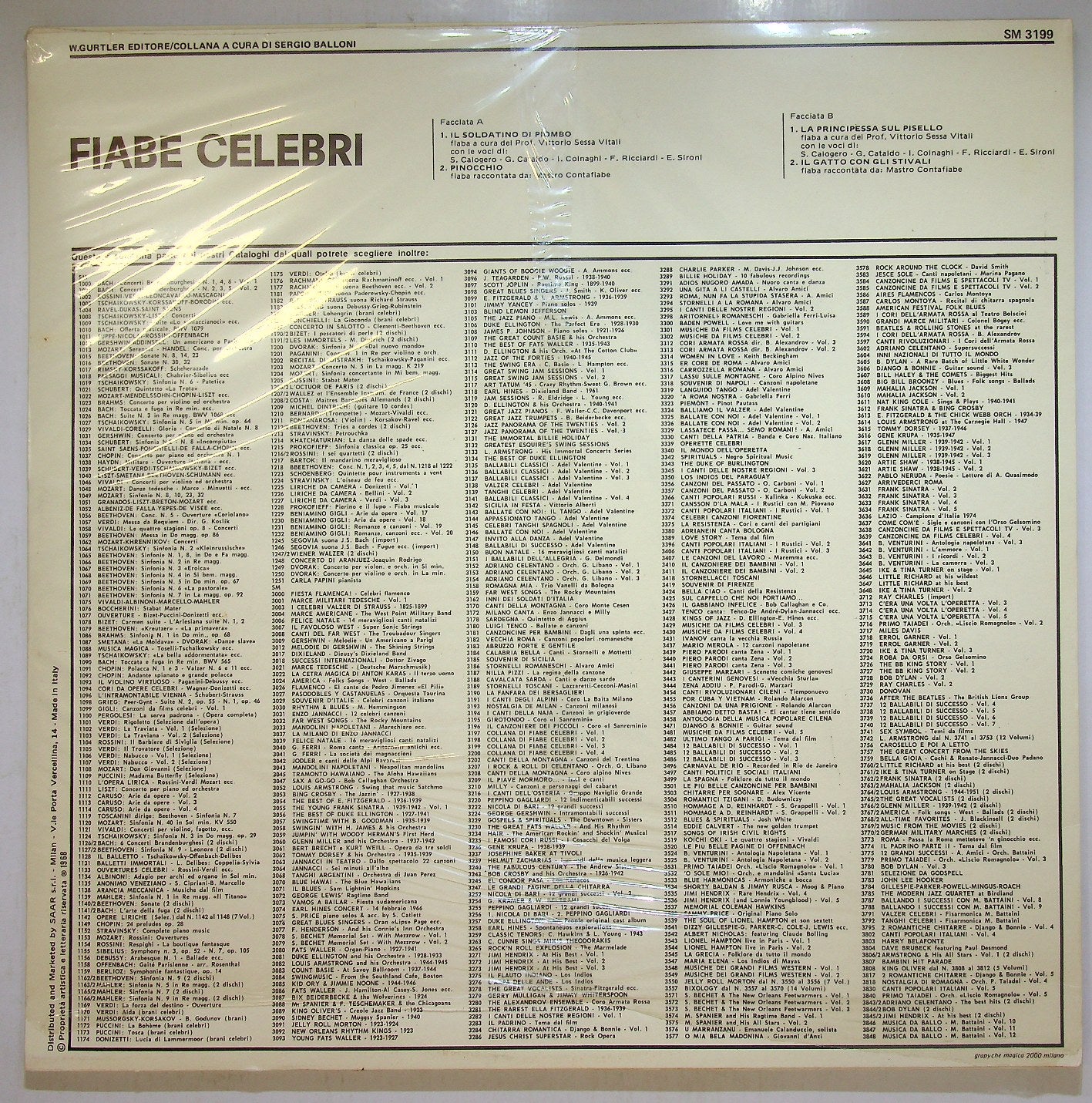EBOND Various - Fiabre Celebri Vinile V113042