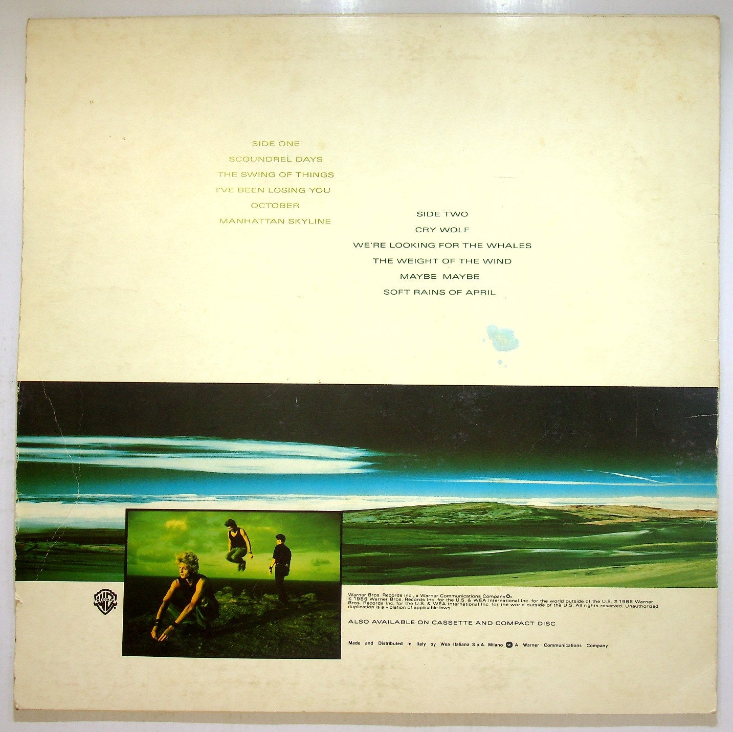 EBOND a-ha - Scoundrel Days Vinile V113078