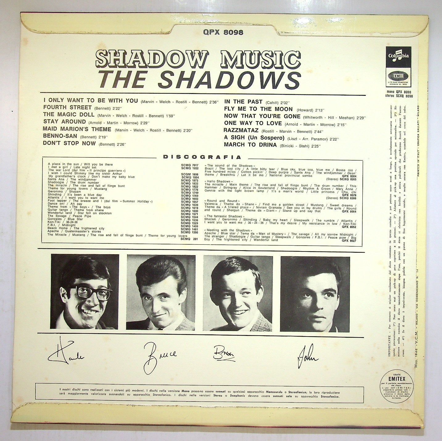 EBOND The Shadows - Shadow Music Vinile V113099