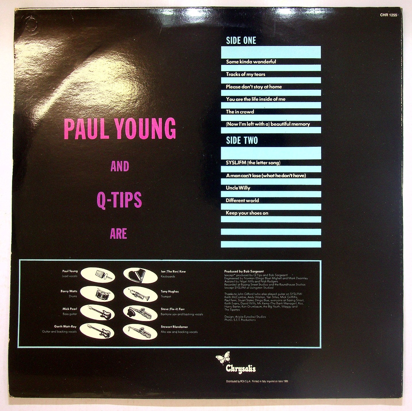 EBOND Paul Young And Q-Tips - Paul Young & Q-Tips Vinile V113113