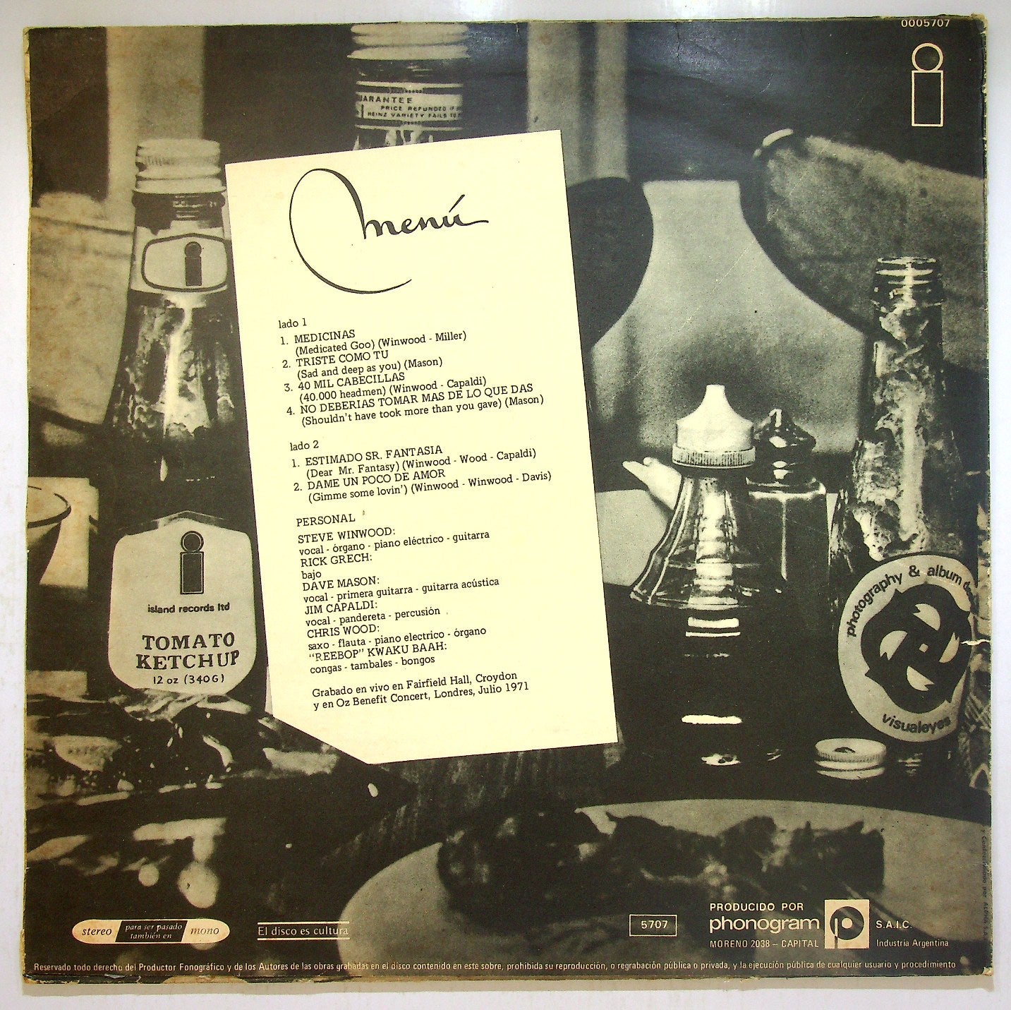 EBOND Traffic - Bienvenidos A La Cantina Vinile V113129