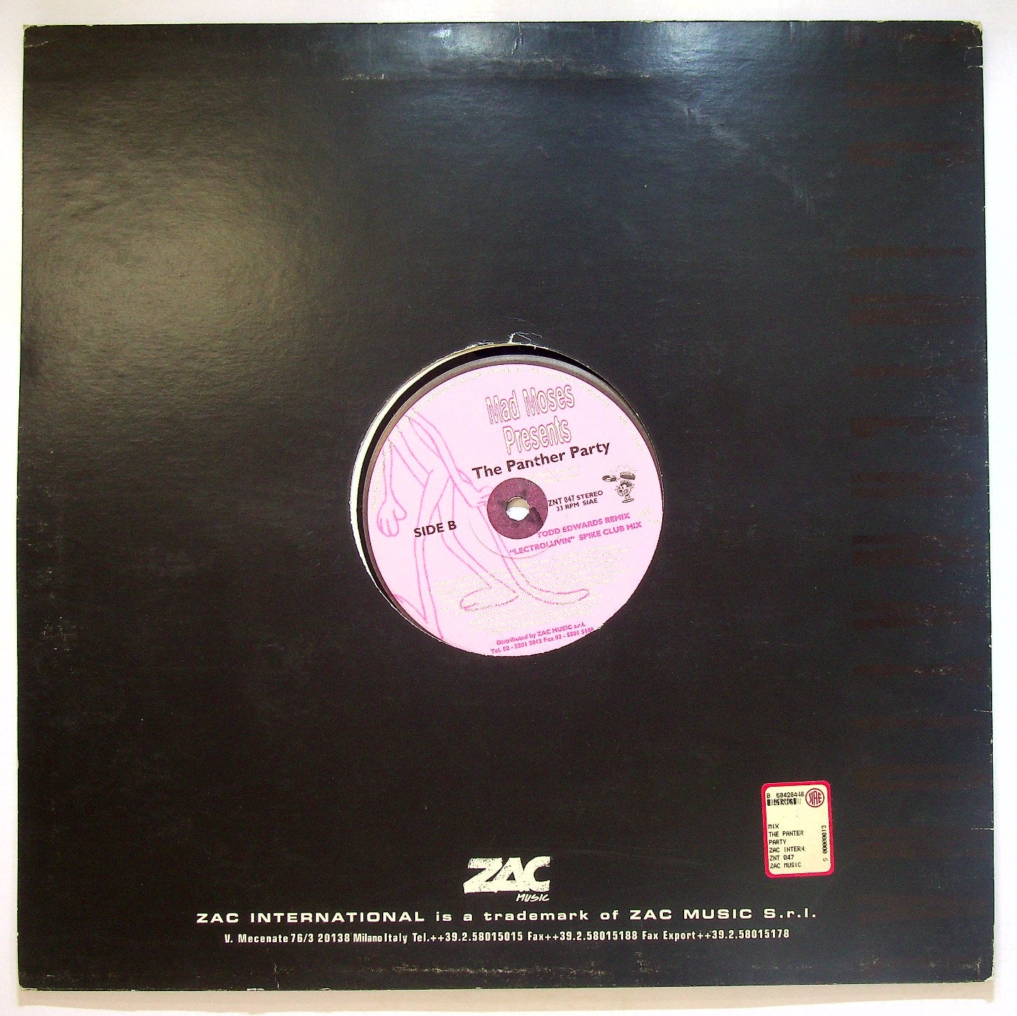 EBOND Mad Moses Presents - The Panther Party Vinile V114010