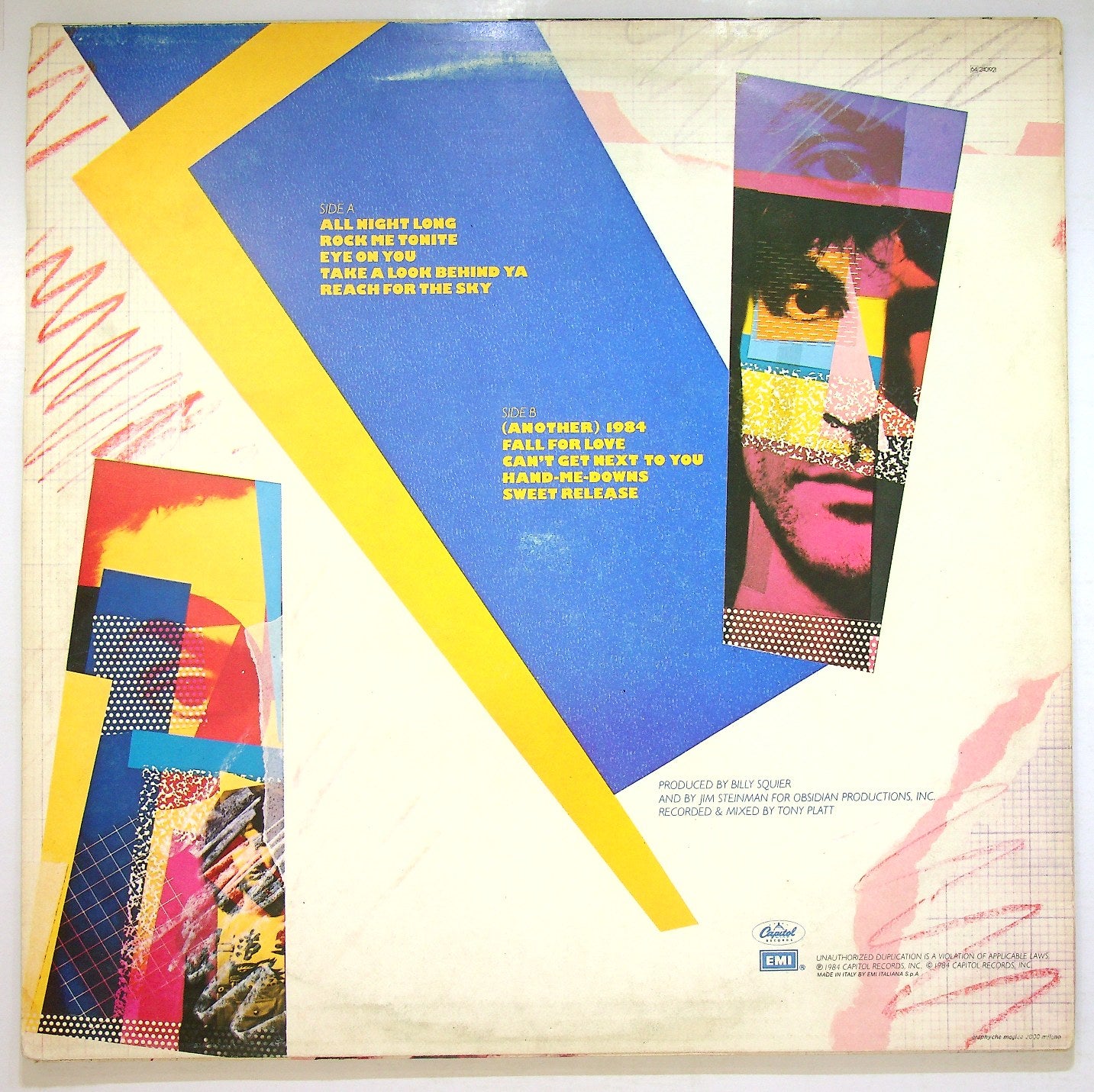 EBOND Billy Squier - Signs Of Life Vinile V114016
