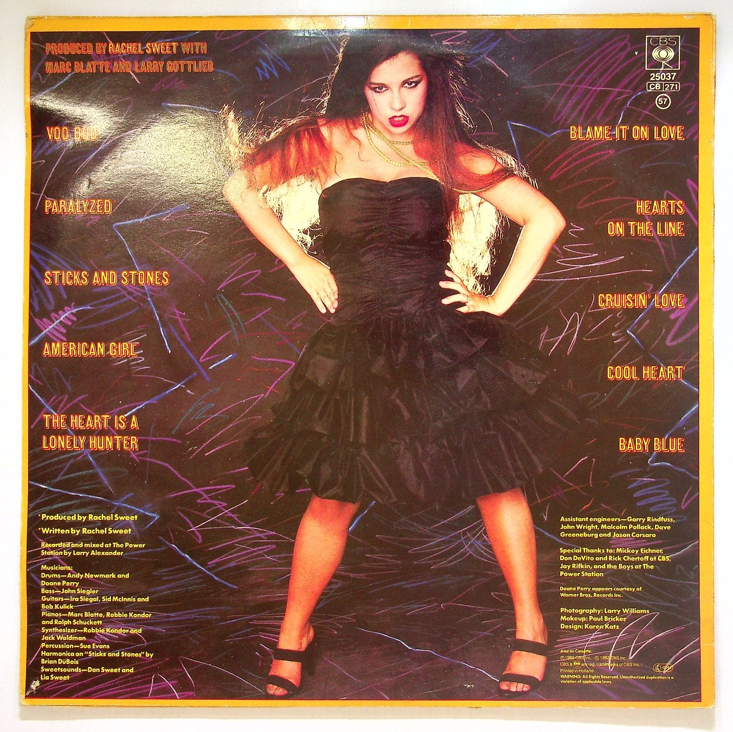 EBOND Rachel Sweet - Blame It On Love Vinile V114021