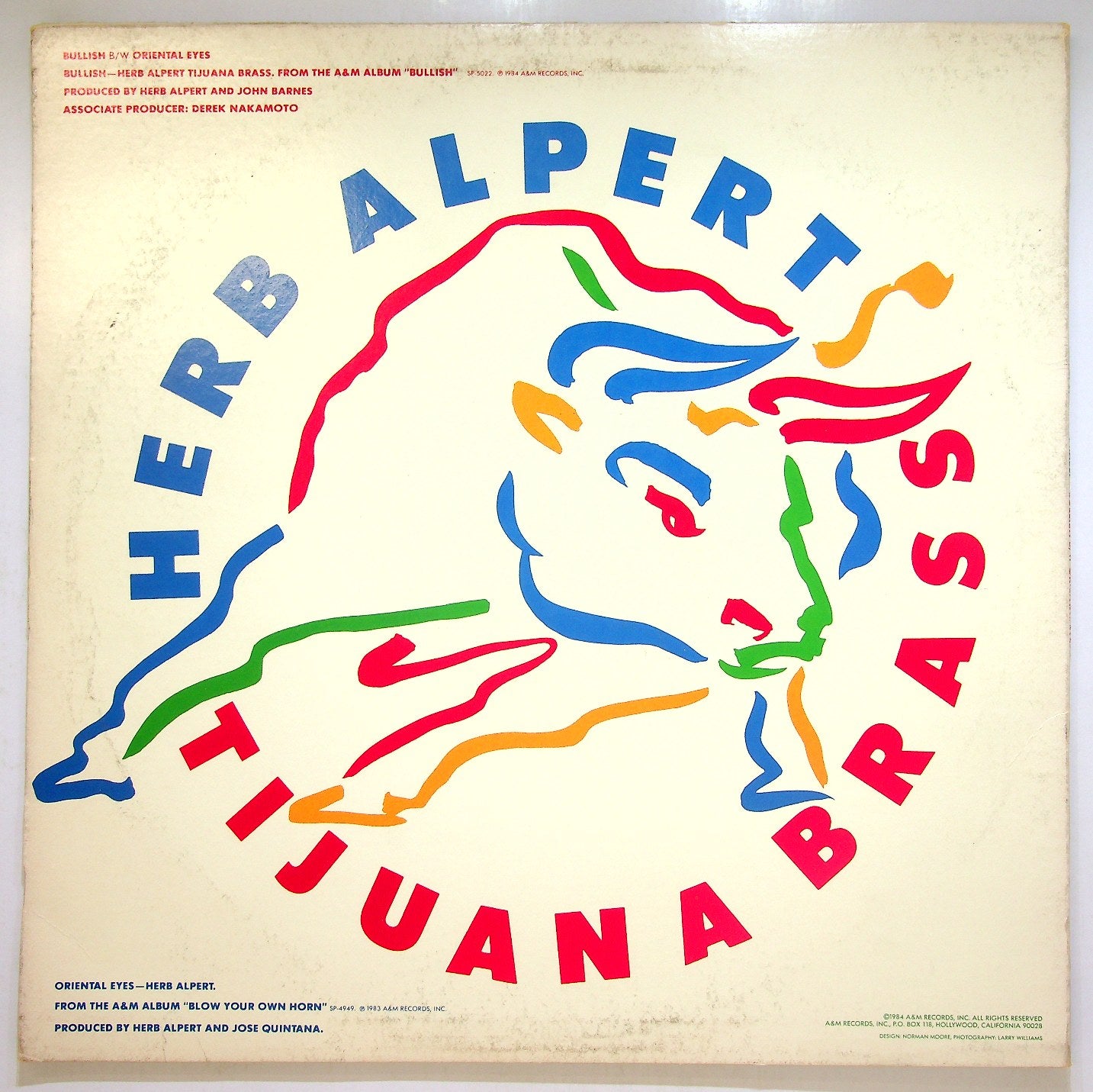 EBOND Herb Alpert Tijuana Brass - Bullish / Oriental Eyes Vinile V114035