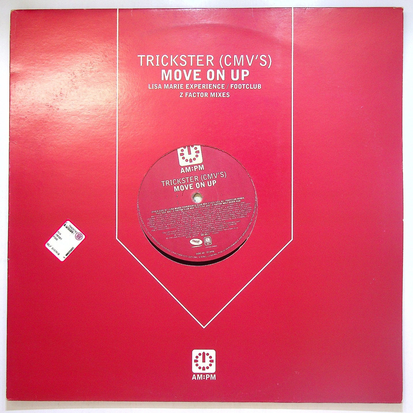 EBOND Trickster (CMV's) - Move On Up Vinile V114045