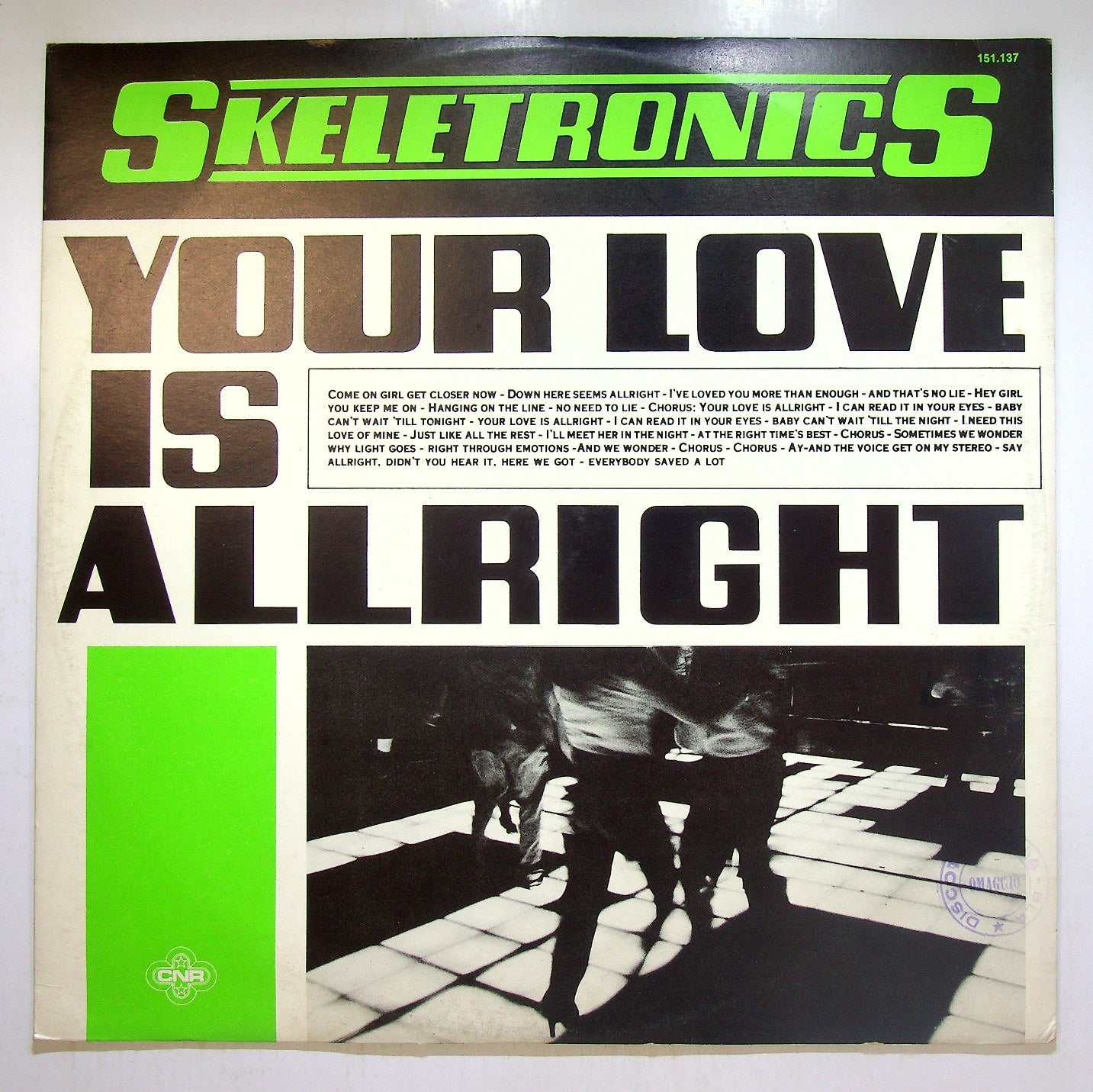 EBOND Skeletronics - Your Love Is Allright Vinile V114067