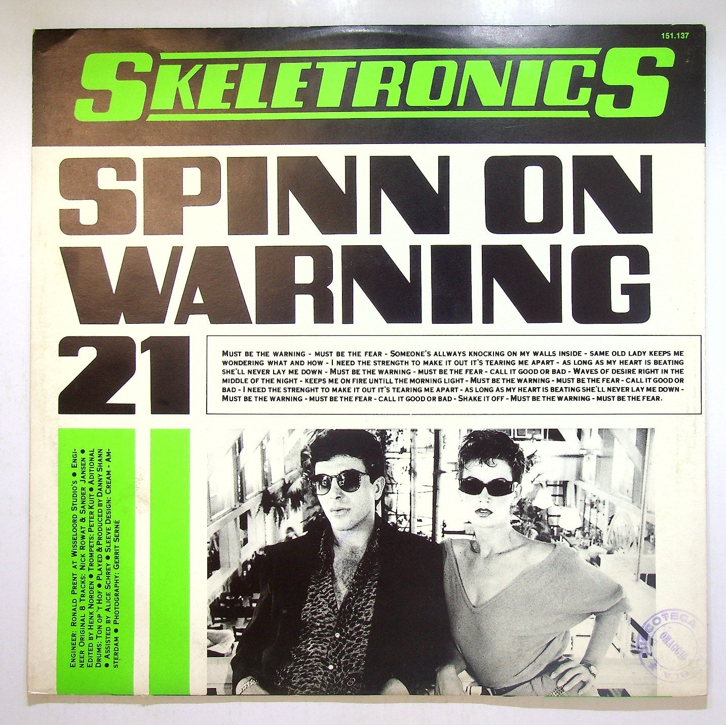 EBOND Skeletronics - Your Love Is Allright Vinile V114067
