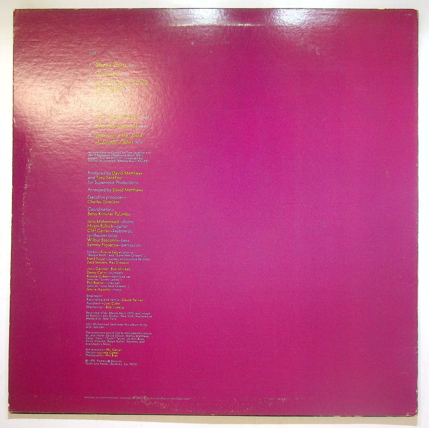 EBOND Idris Muhammad - Foxhuntin' Vinile V114073