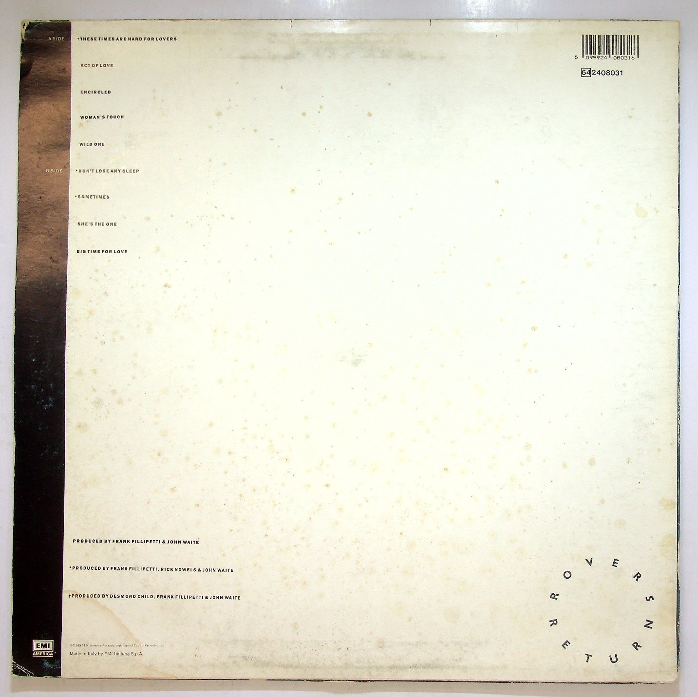 EBOND John Waite - Rover's Return Vinile V114096