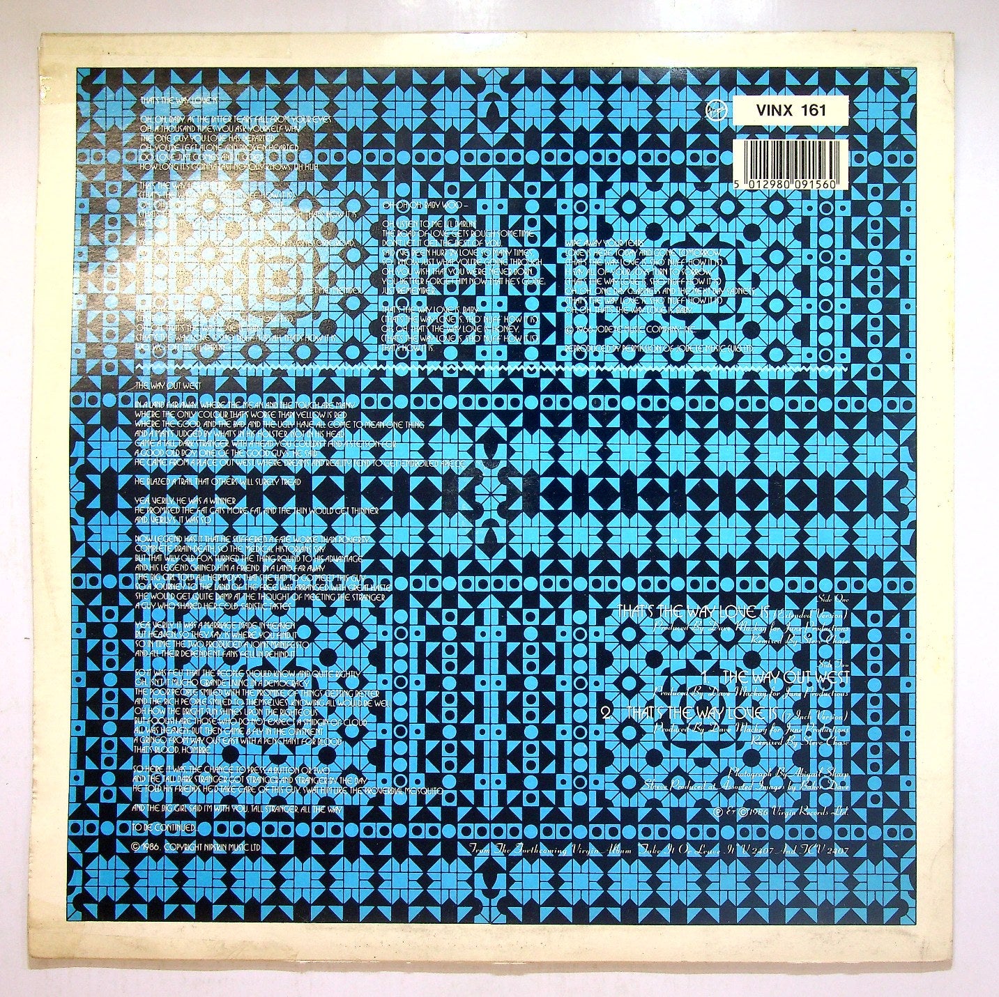 EBOND Jimmy Nail - That's The Way Love Is Vinile V114103