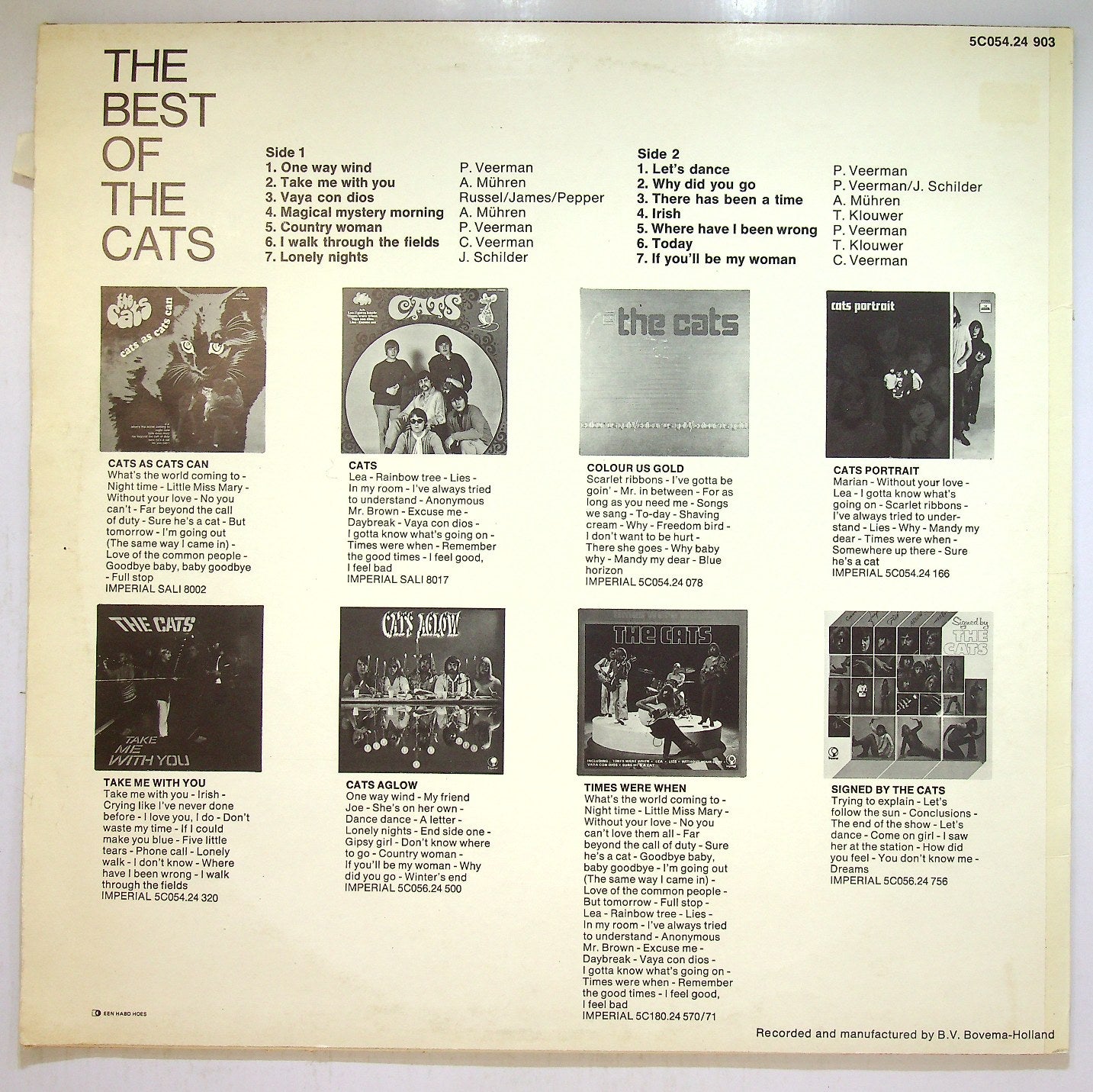 EBOND The Cats - The Best Of The Cats Vinile V115003