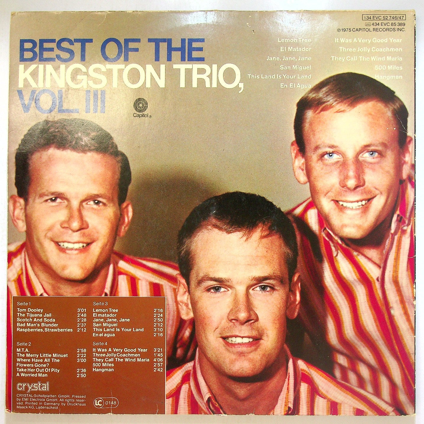 EBOND The Kingston Trio - The Best Of The Kingston Trio Vinile V115028