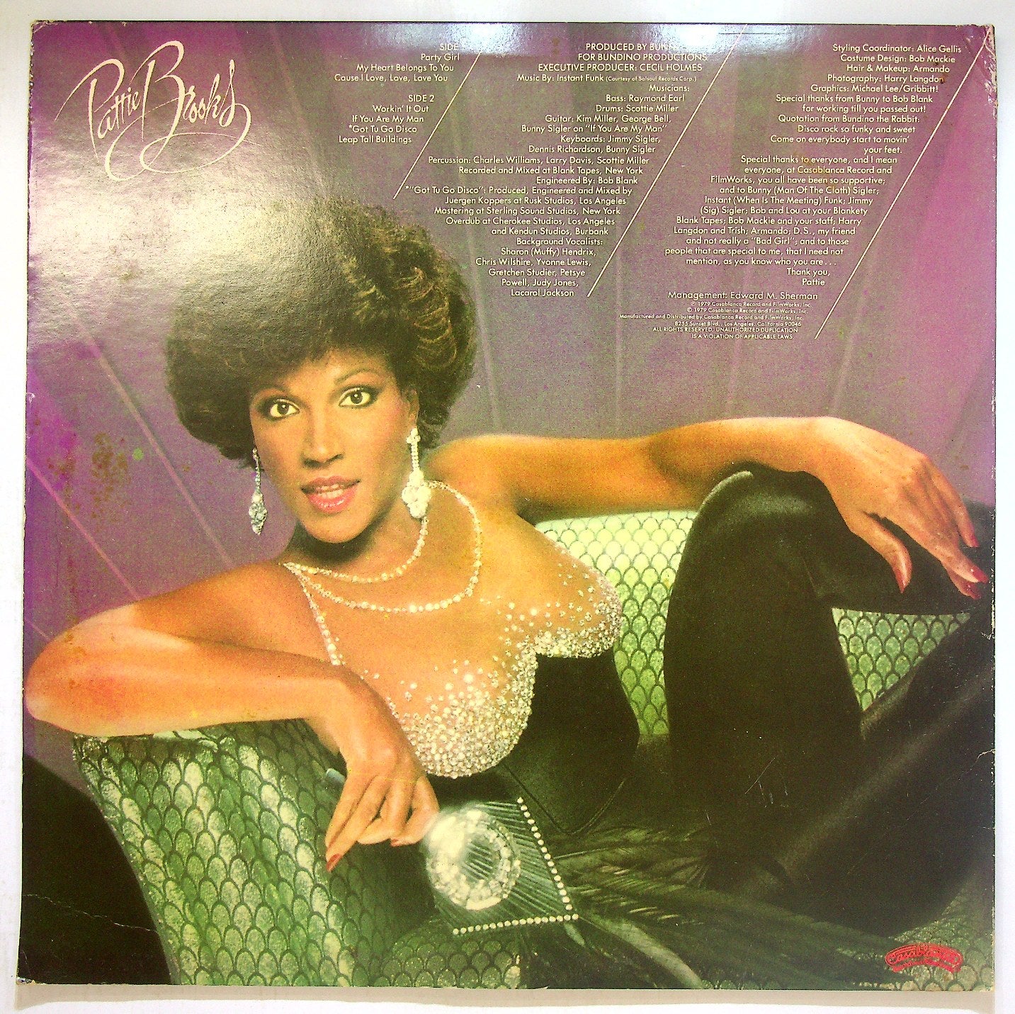 EBOND Pattie Brooks - Party Girl Vinile V115036