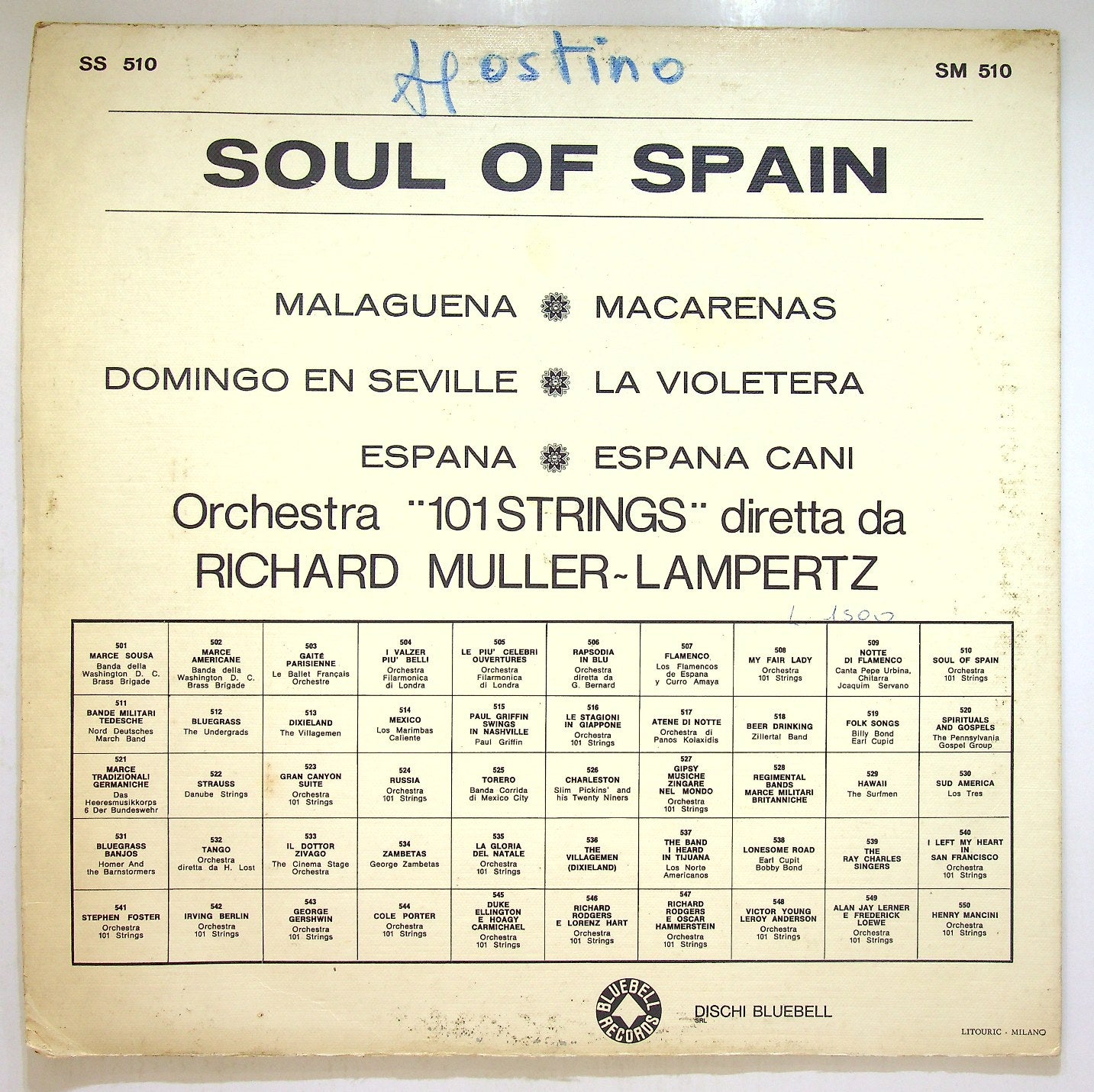 EBOND 101 Strings - The Soul Of Spain Vinile V115053