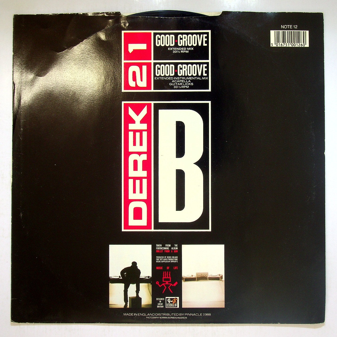 EBOND Derek B - Good Groove Vinile V115073