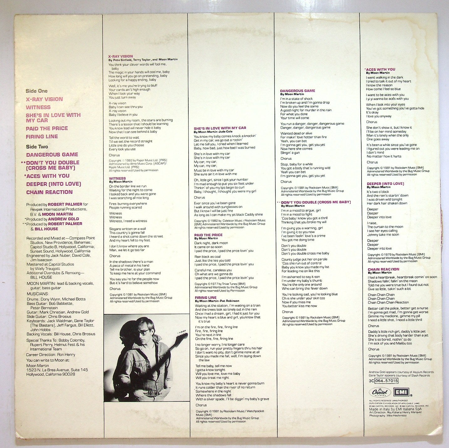 EBOND Moon Martin - Mystery Ticket Vinile V115087