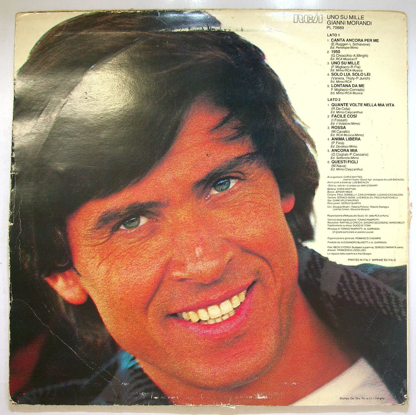 EBOND Gianni Morandi - Uno Su Mille Vinile V115088