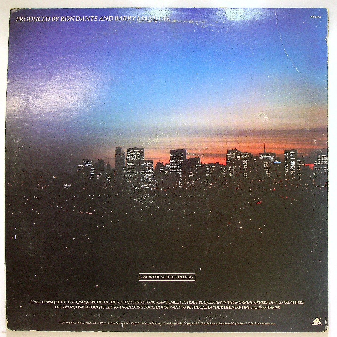 EBOND Barry Manilow - Even Now Vinile V115095