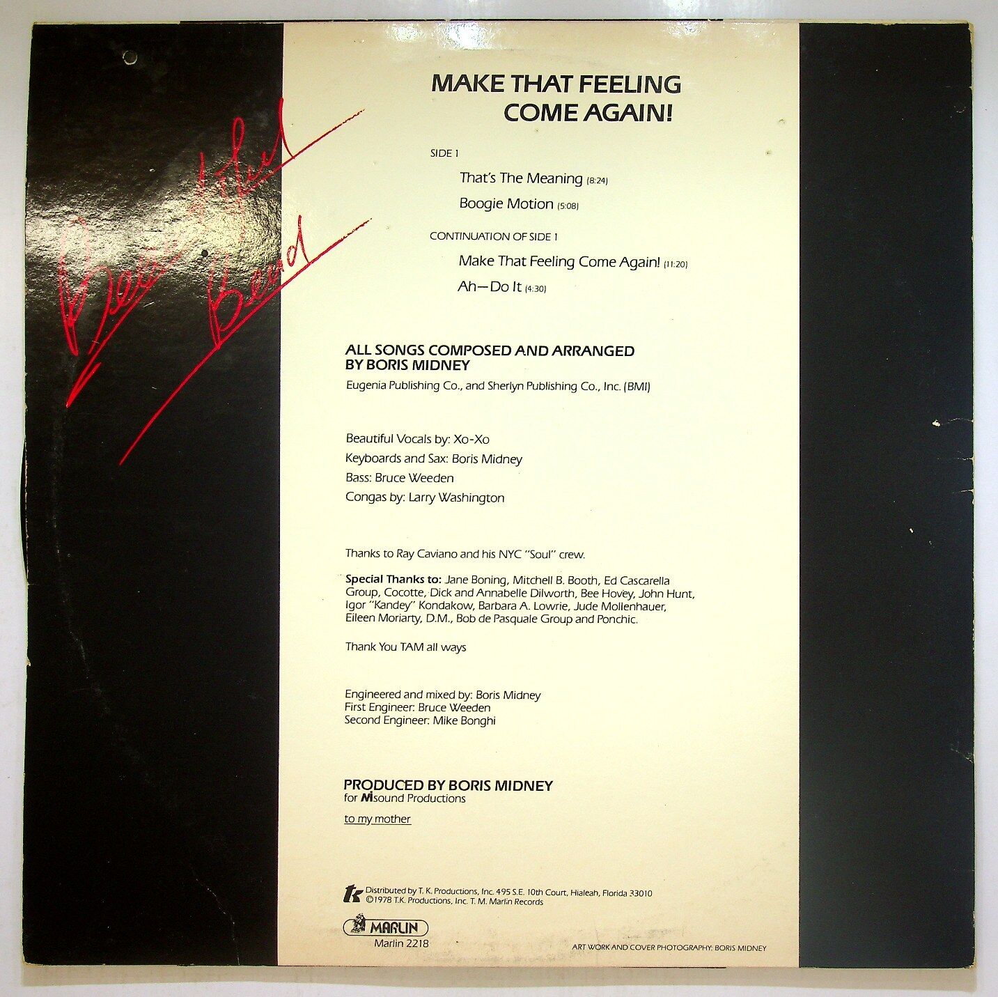 EBOND Beautiful Bend - Make That Feeling Come Again! Vinile V115101