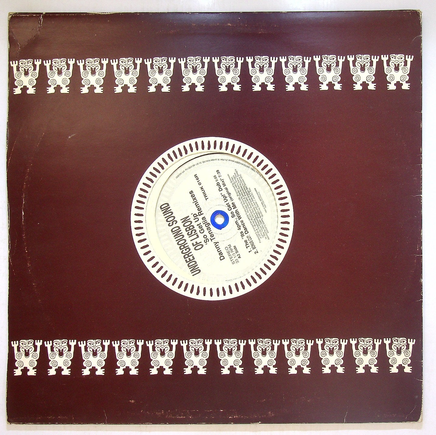 EBOND Underground Sound Of Lisbon - So Get Up (Tenaglia Remixes) Vinile V115148