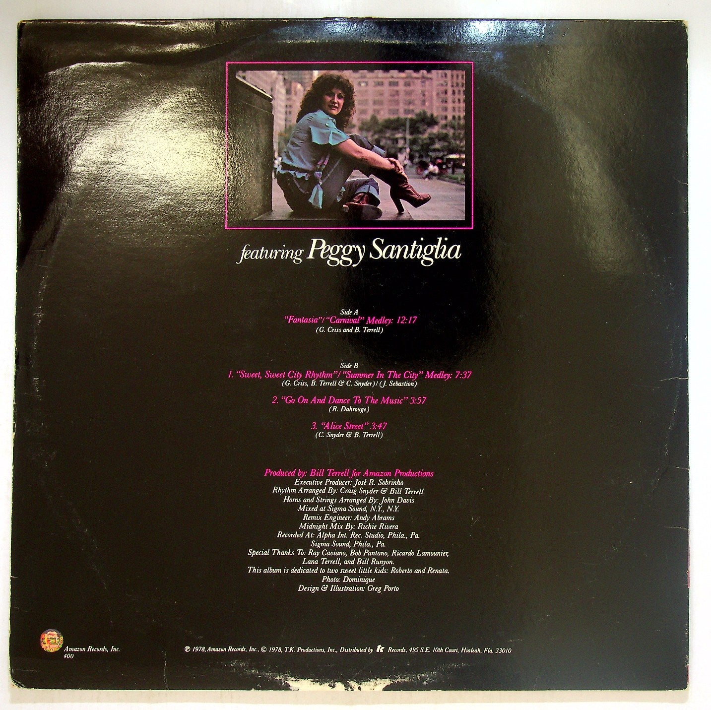 EBOND Fantasia - Peggy Santiglia - Sweet, Sweet City Rhythm Vinile V116038