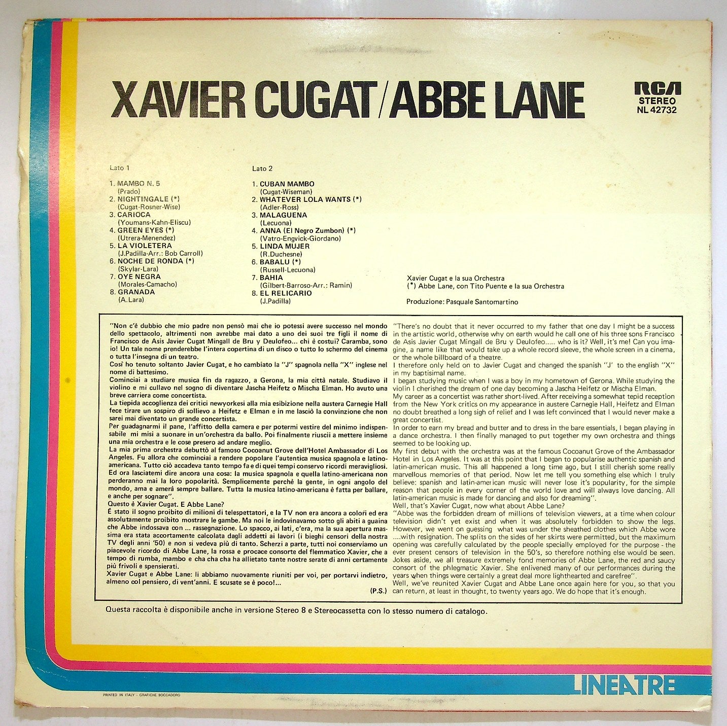 EBOND Xavier Cugat , Abbe Lane - Xavier Cugat / Abbe Lane Vinile V116061