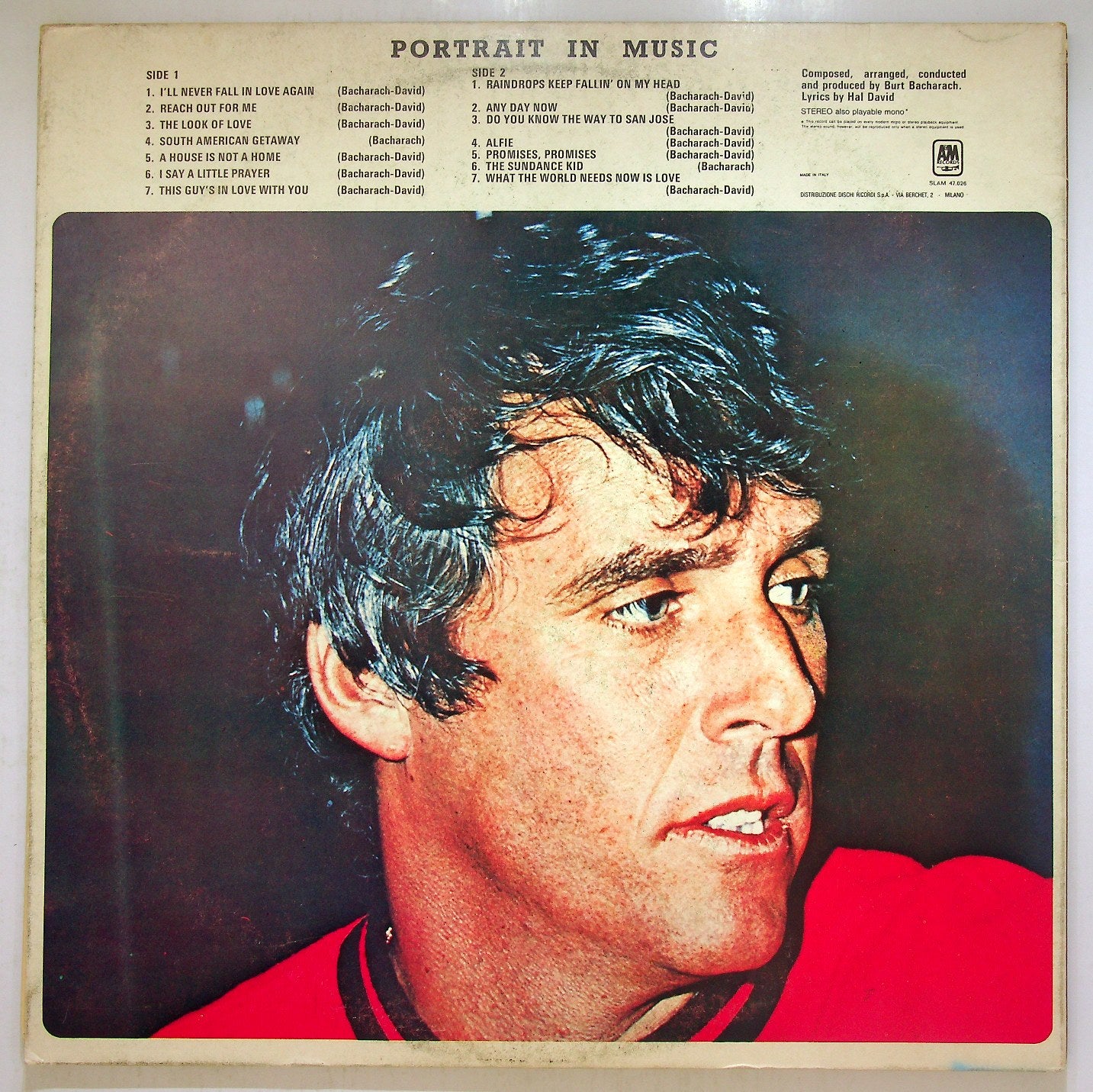 EBOND Burt Bacharach - Portrait In Music Vinile V116090