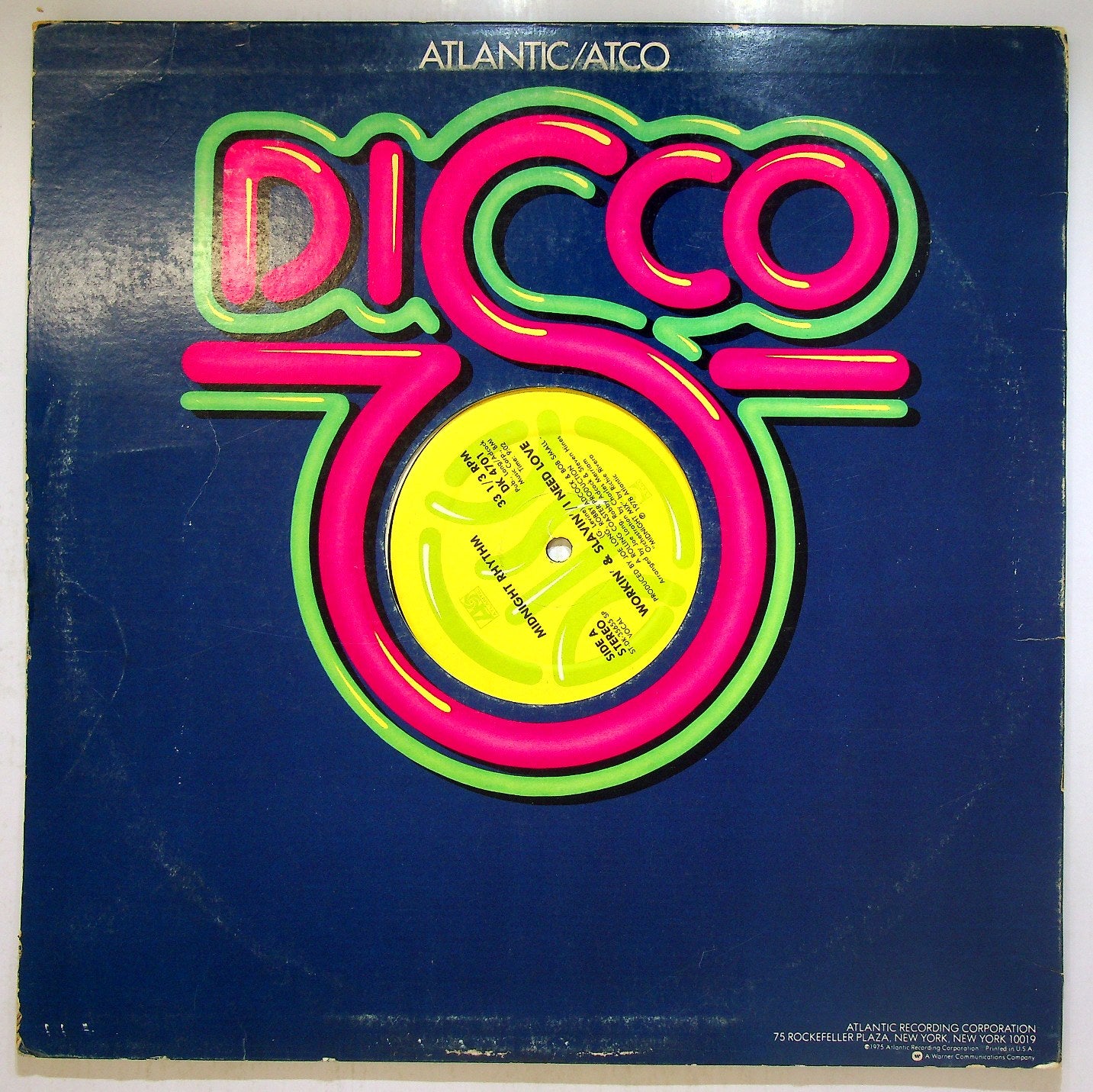 EBOND Midnight Rhythm - Workin' & Slavin' / I Need Love Vinile V116137
