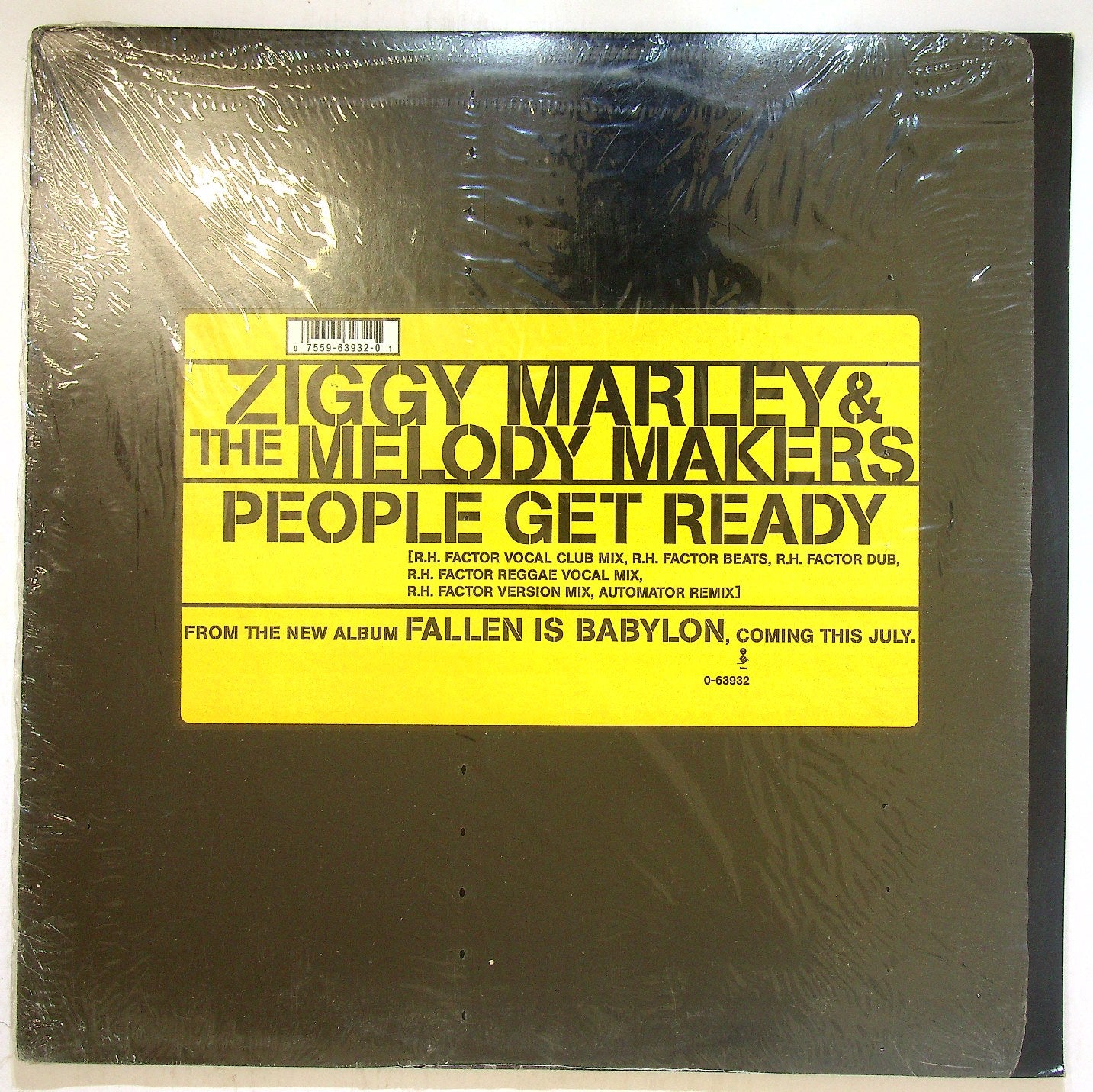 EBOND Ziggy Marley And The Melody Makers - People Get Ready Vinile V117007