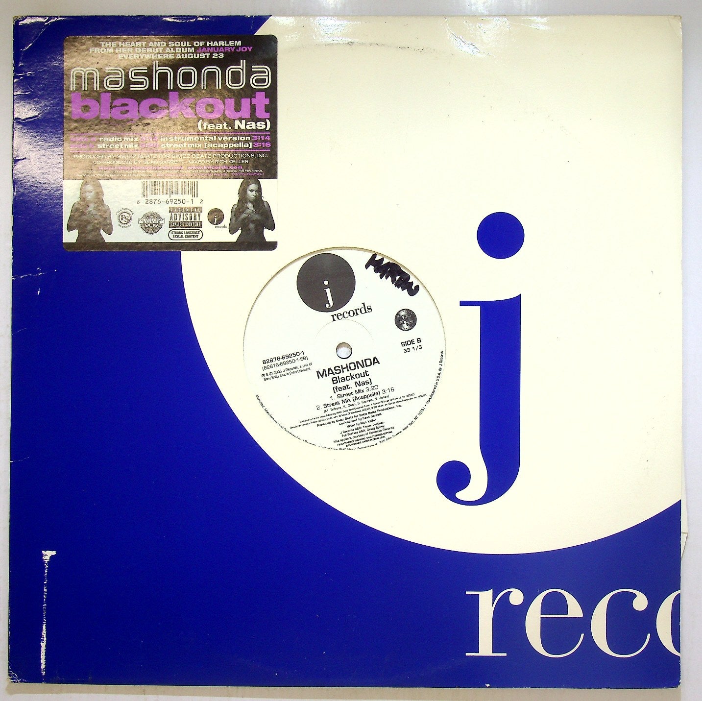 EBOND Mashonda Feat. Nas - Blackout Vinile V117015