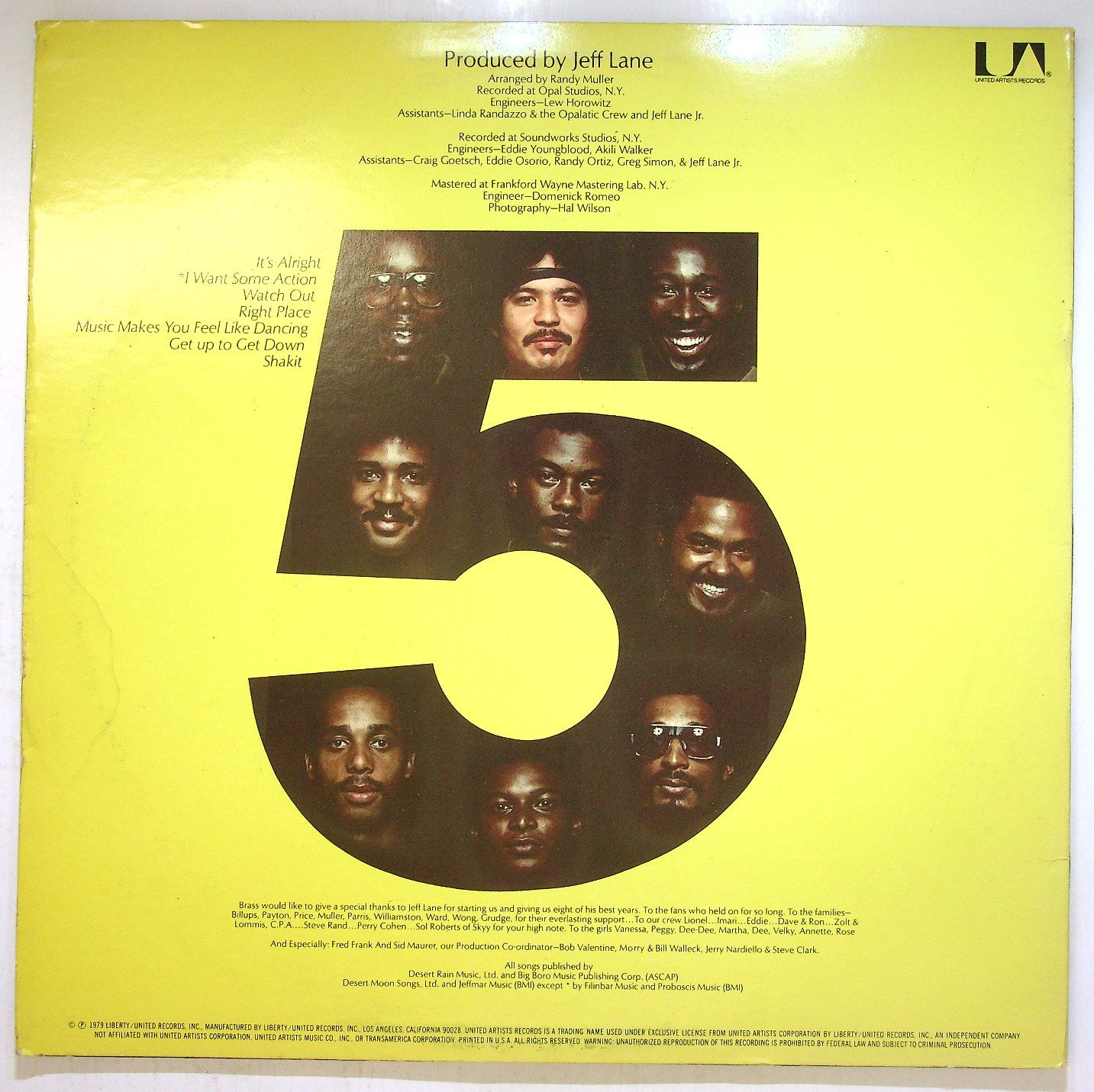 EBOND Brass Construction - Brass Construction 5 Vinile V117062