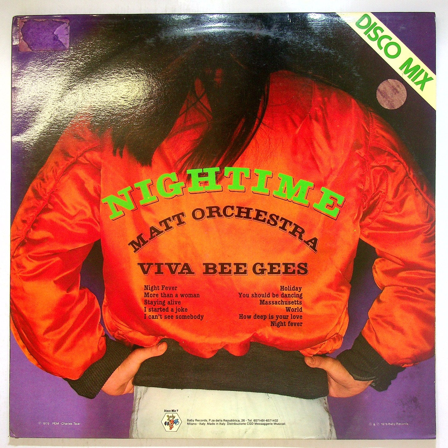 EBOND Matt Orchestra - Nightime / Viva Bee Gees Vinile V117066