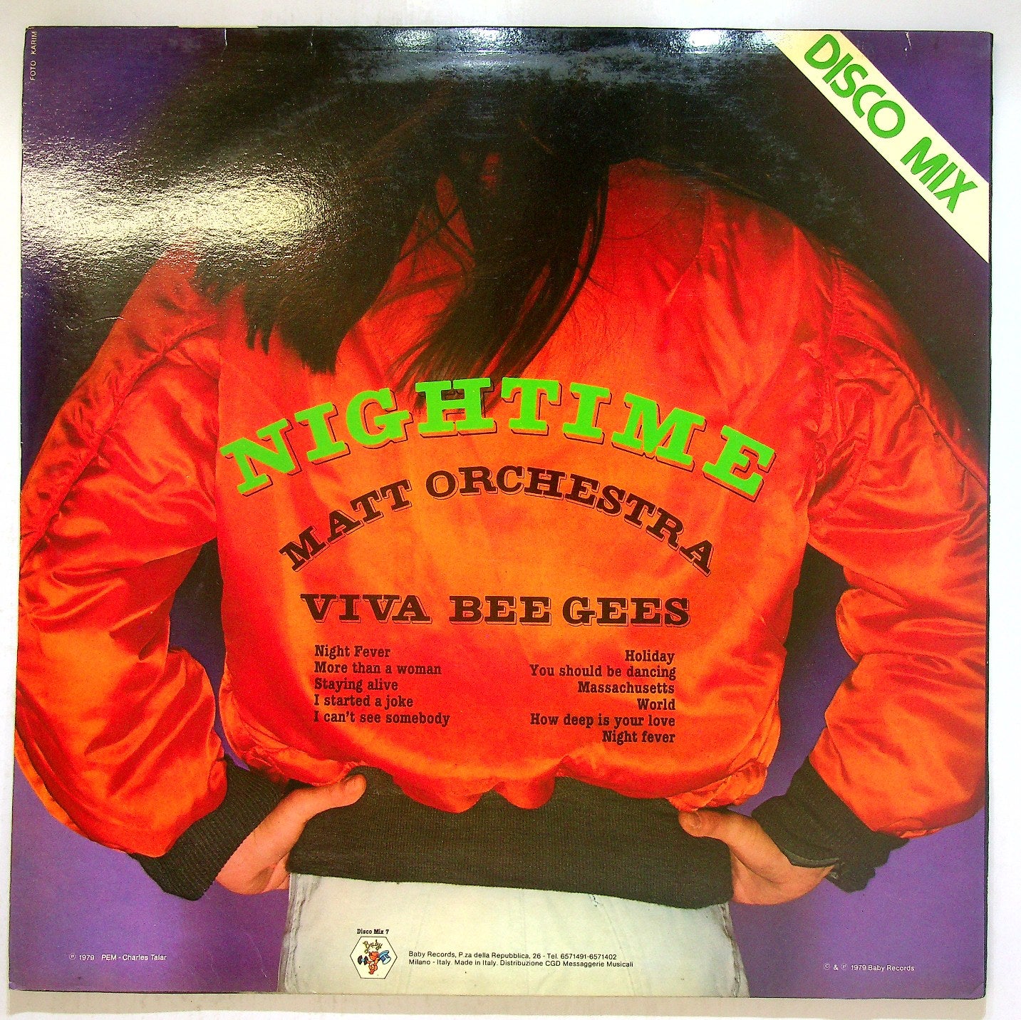 EBOND Matt Orchestra - Nightime / Viva Bee Gees Vinile V117066