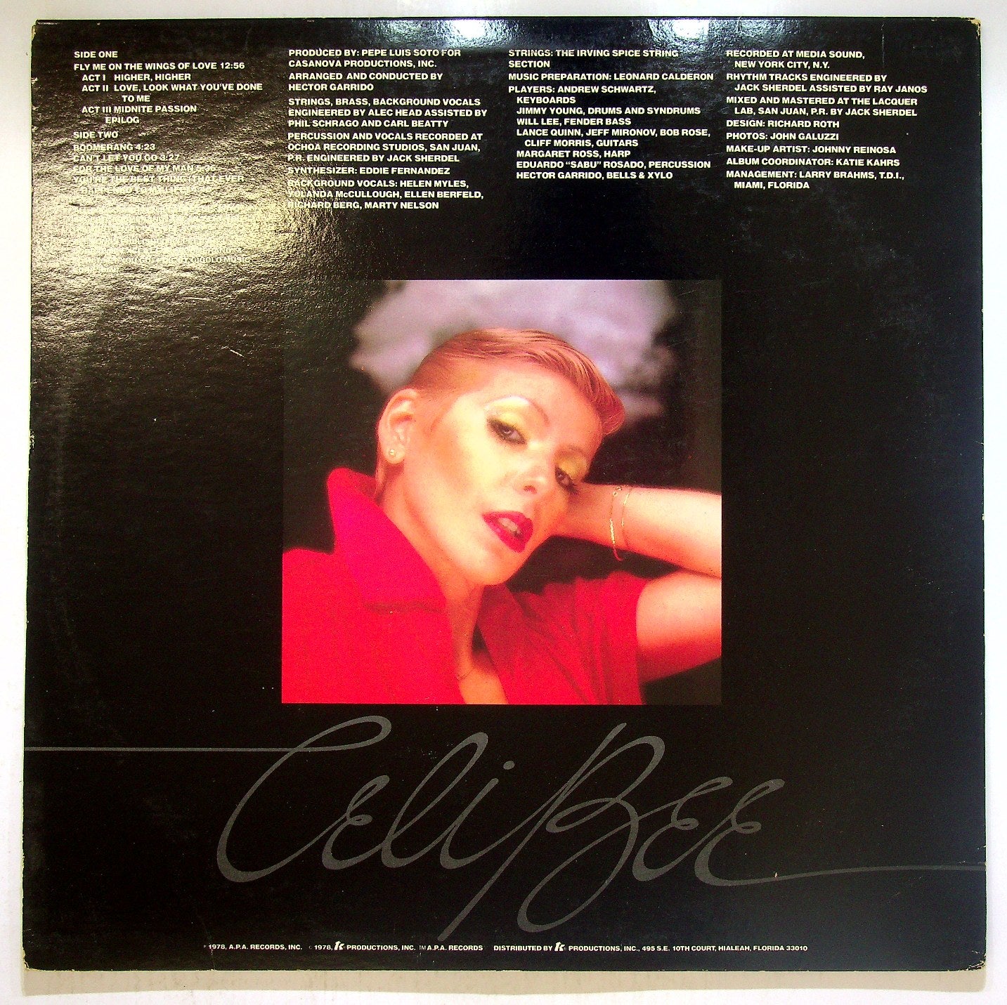 EBOND Celi Bee - Fly Me On The Wings Of Love Vinile V117070