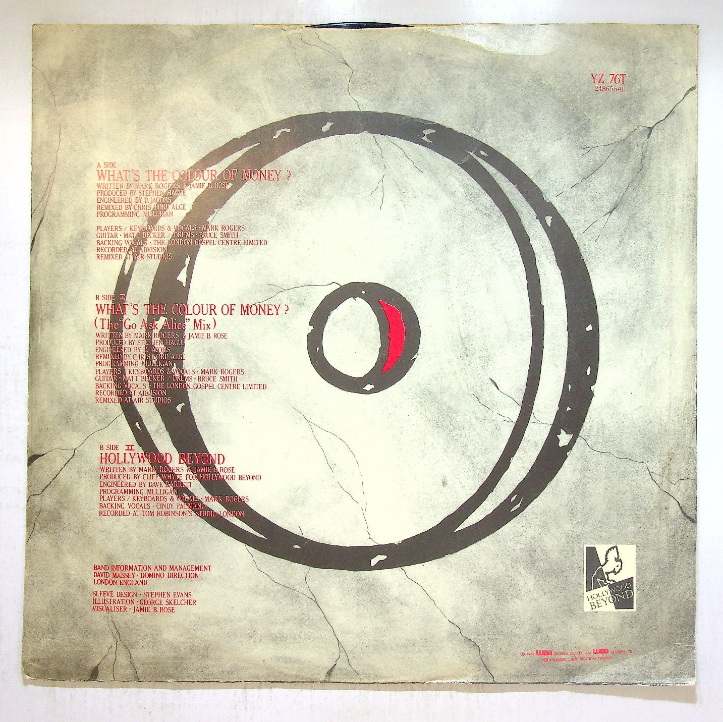 EBOND Hollywood Beyond - What's The Colour Of Money? Vinile V117073