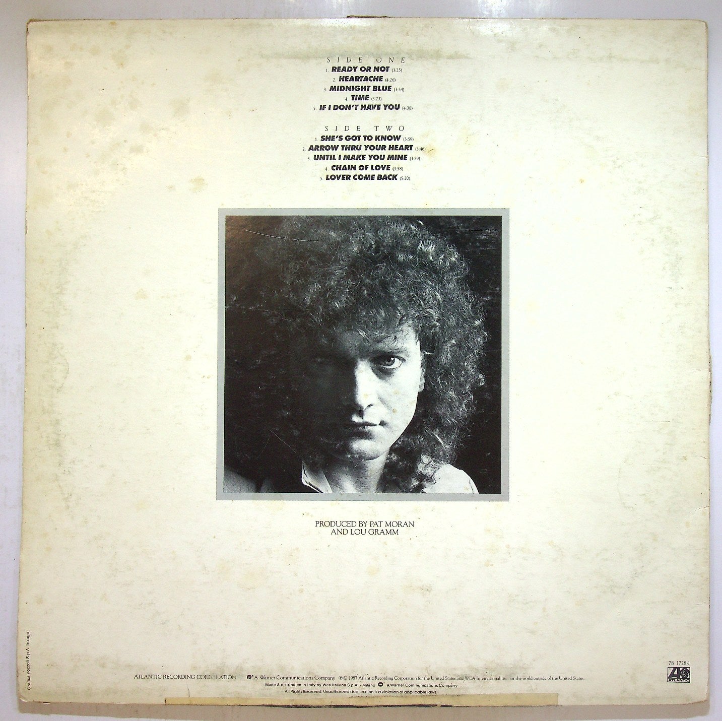 EBOND Lou Gramm - Ready Or Not Vinile V117086