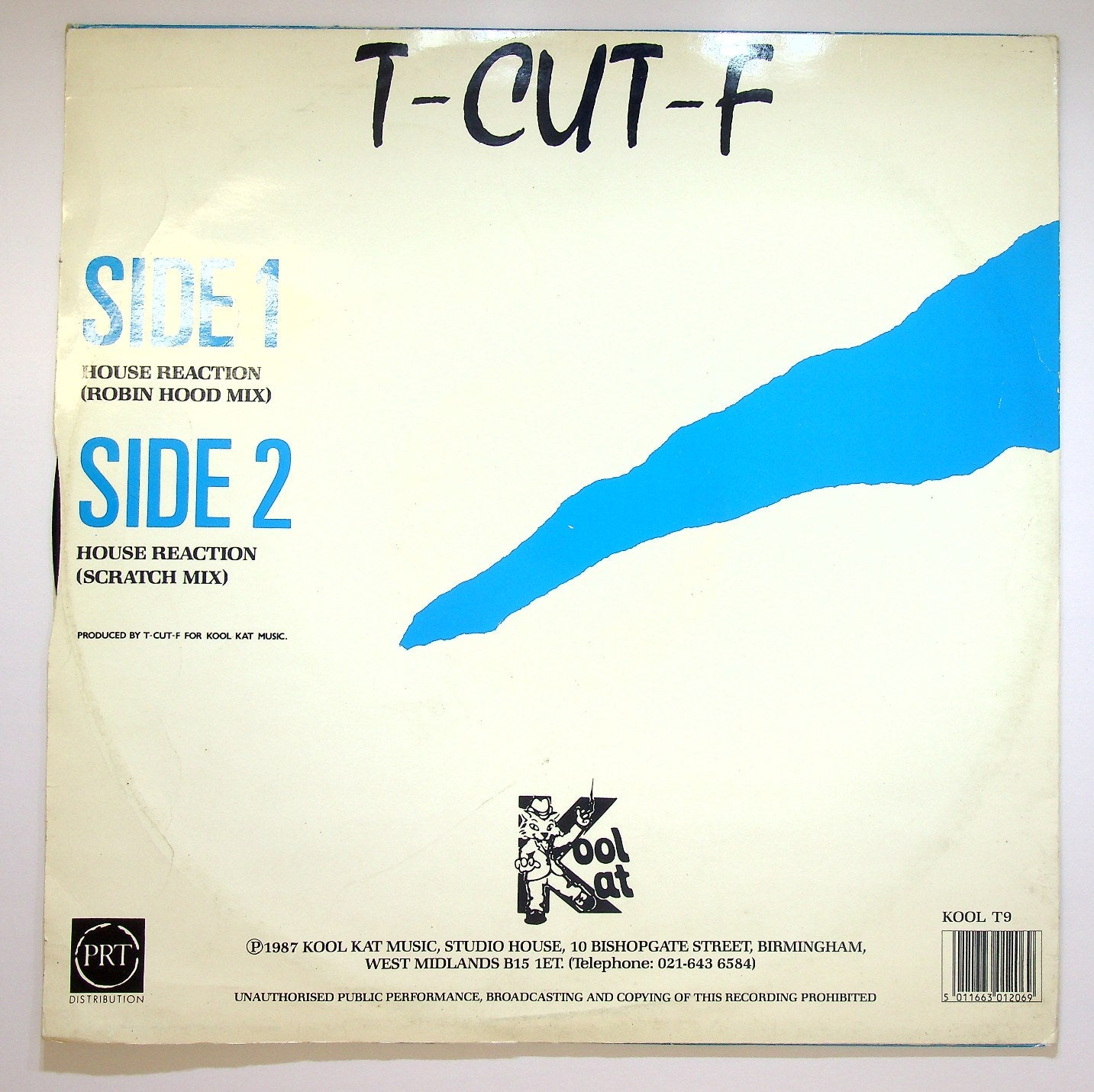 EBOND T-CUT-F - House Reaction Vinile V117100