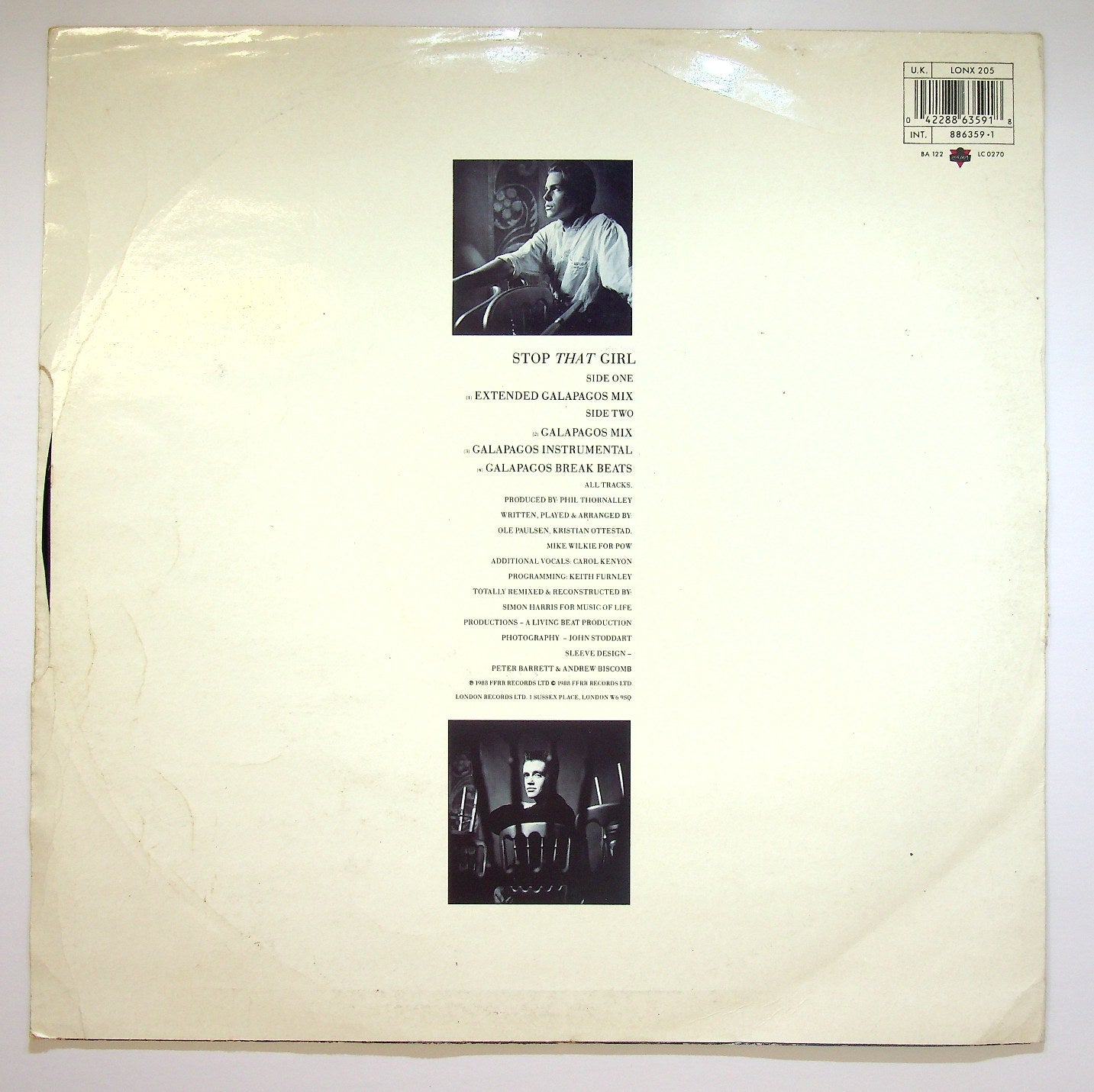 EBOND 2 Brave - Stop That Girl Vinile V117101