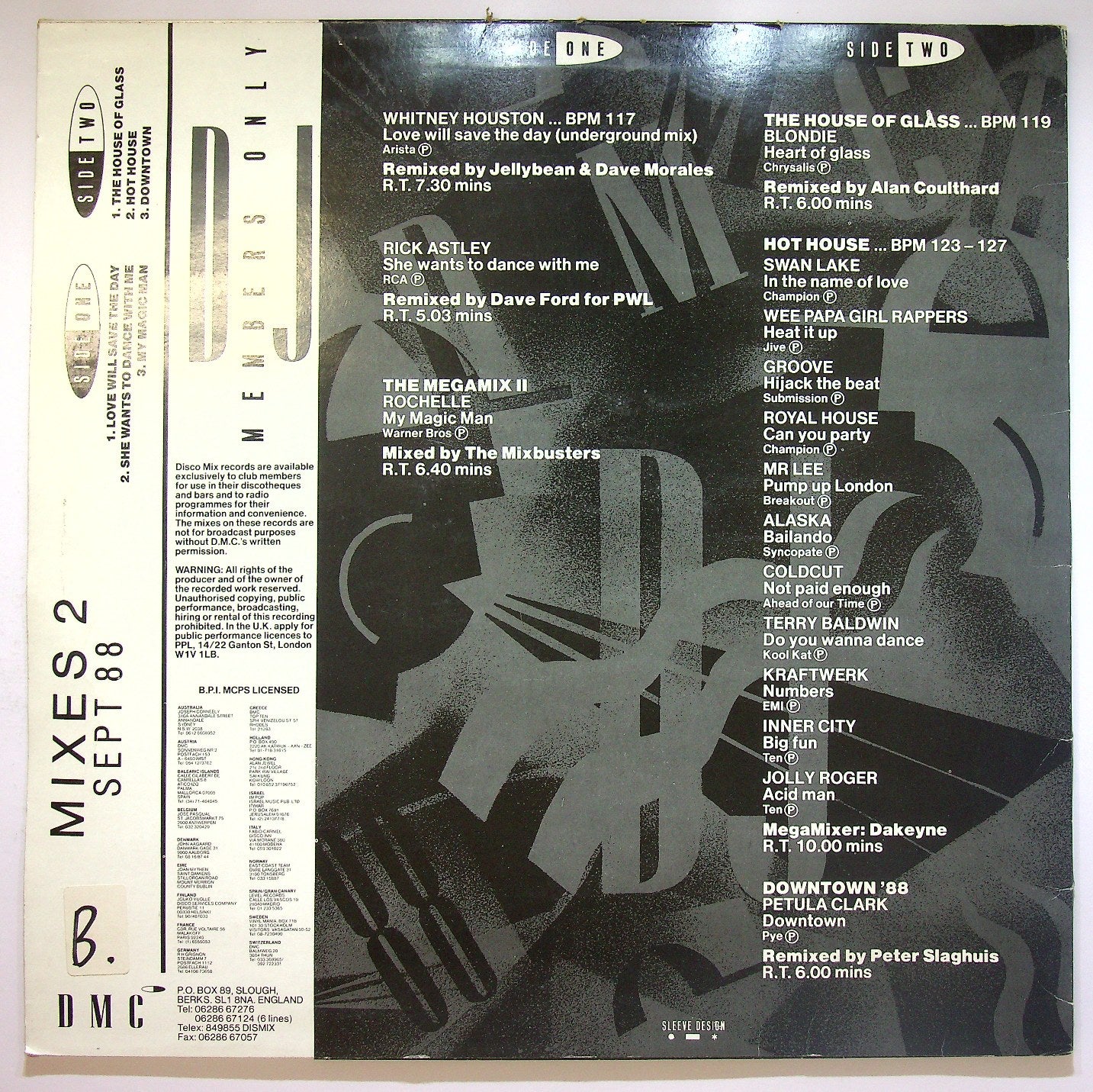 EBOND Various - September 88 - Mixes 2 Vinile V117143